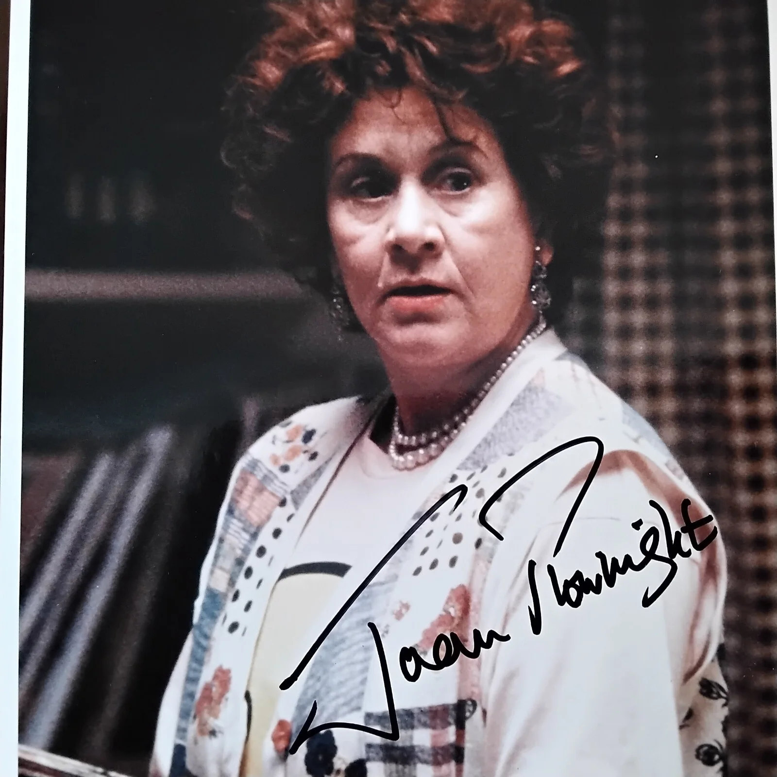 Joan Plowright SIGNED Photo Movie TV Actress Olivier Enchanted April Avalon Dame, изображение 4