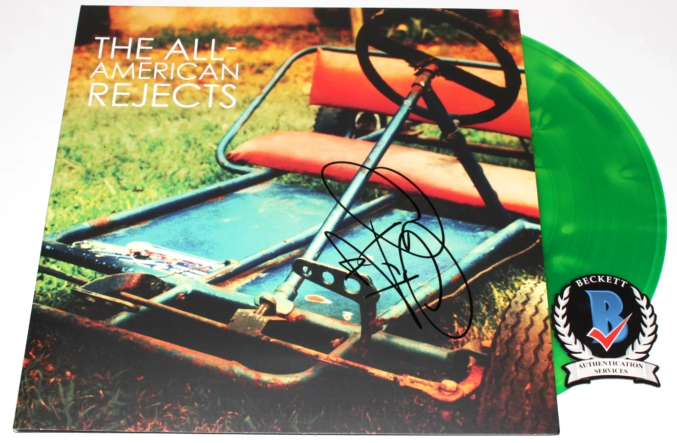 TYSON RITTER SIGNED THE ALL-AMERICAN REJECTS' ALBUM VINYL RECORD LP BECKETT COA, изображение 2