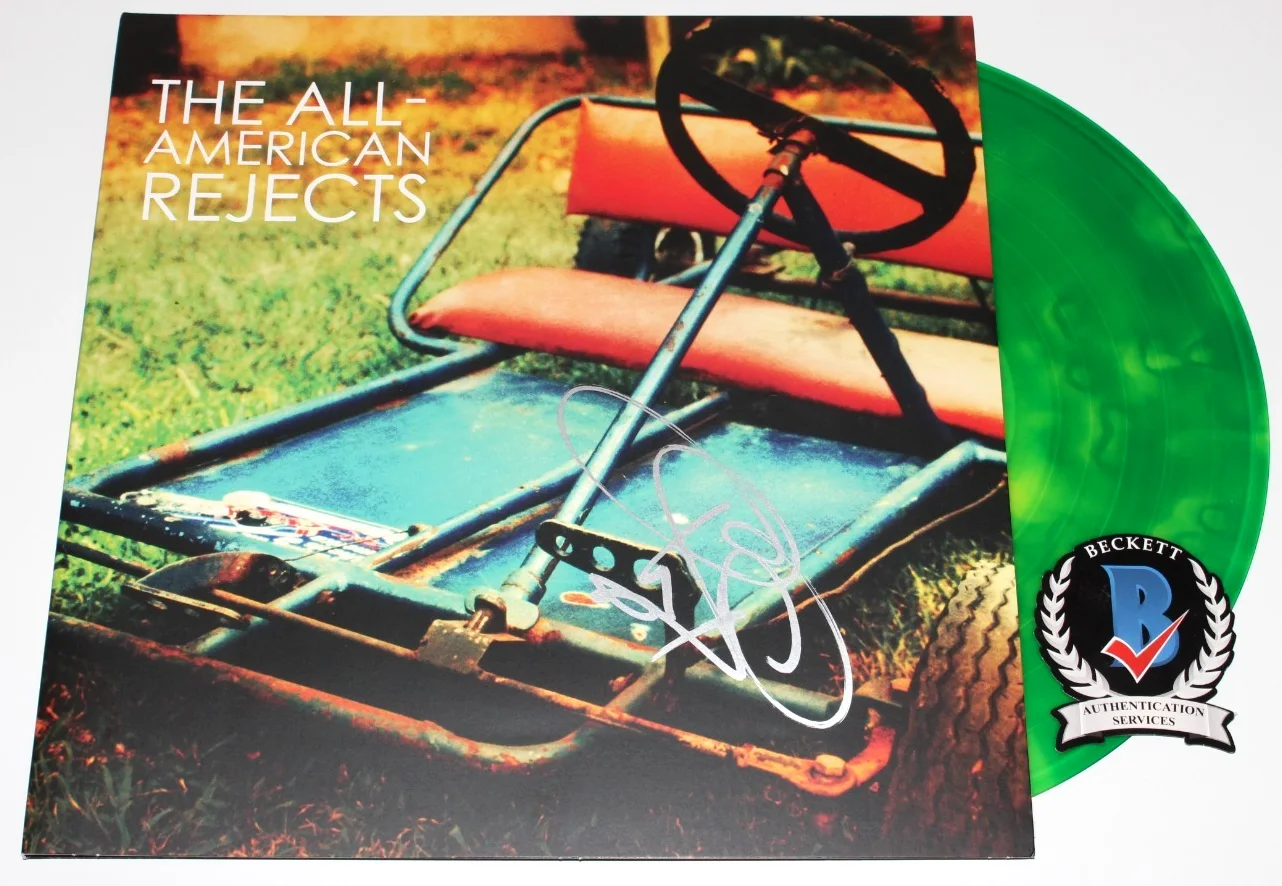 TYSON RITTER SIGNED THE ALL-AMERICAN REJECTS ALBUM VINYL RECORD LP BECKETT COA, изображение 2