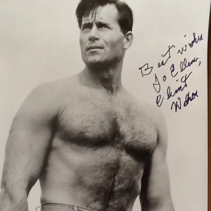 Clint Walker SIGNED Photo 50s Movie TV Actor Cheyenne Dirty Dozen Westerns Hunk, изображение 2