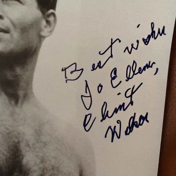 Clint Walker SIGNED Photo 50s Movie TV Actor Cheyenne Dirty Dozen Westerns Hunk, изображение 4