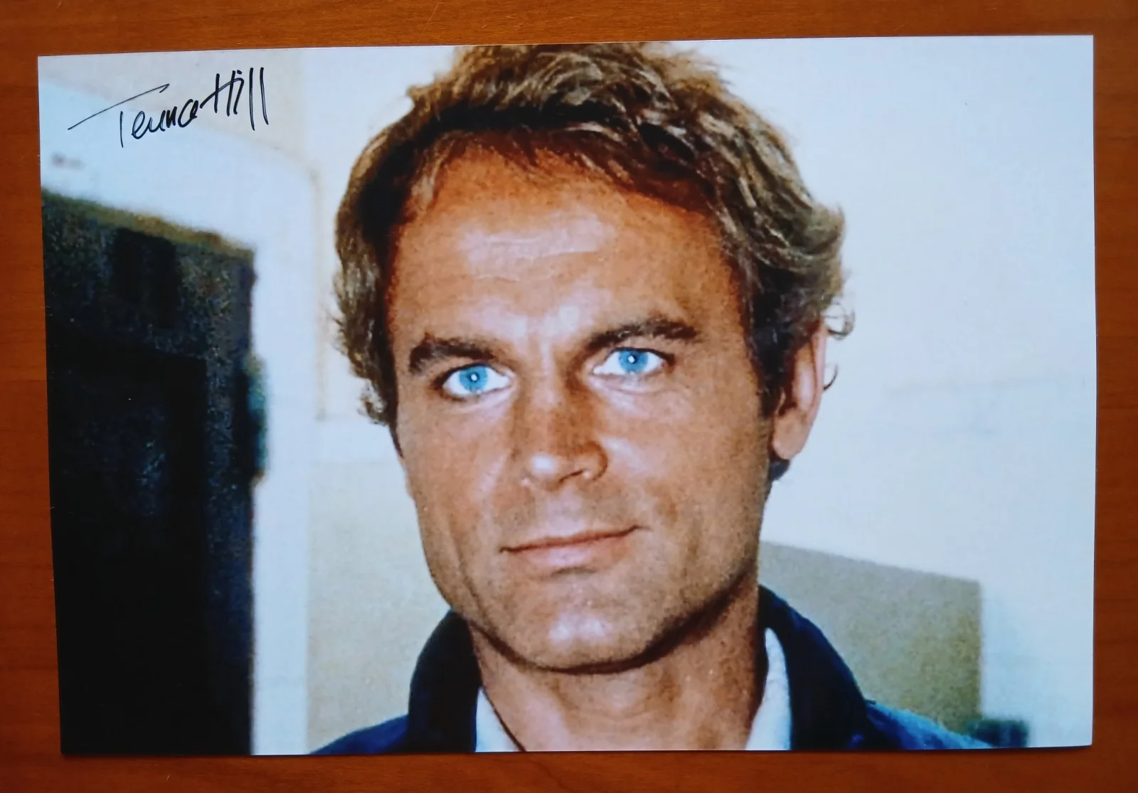 Terence Hill — Terence Hill, My Name ist Nobody, Signed Autographed 12x8 Photo, image 2