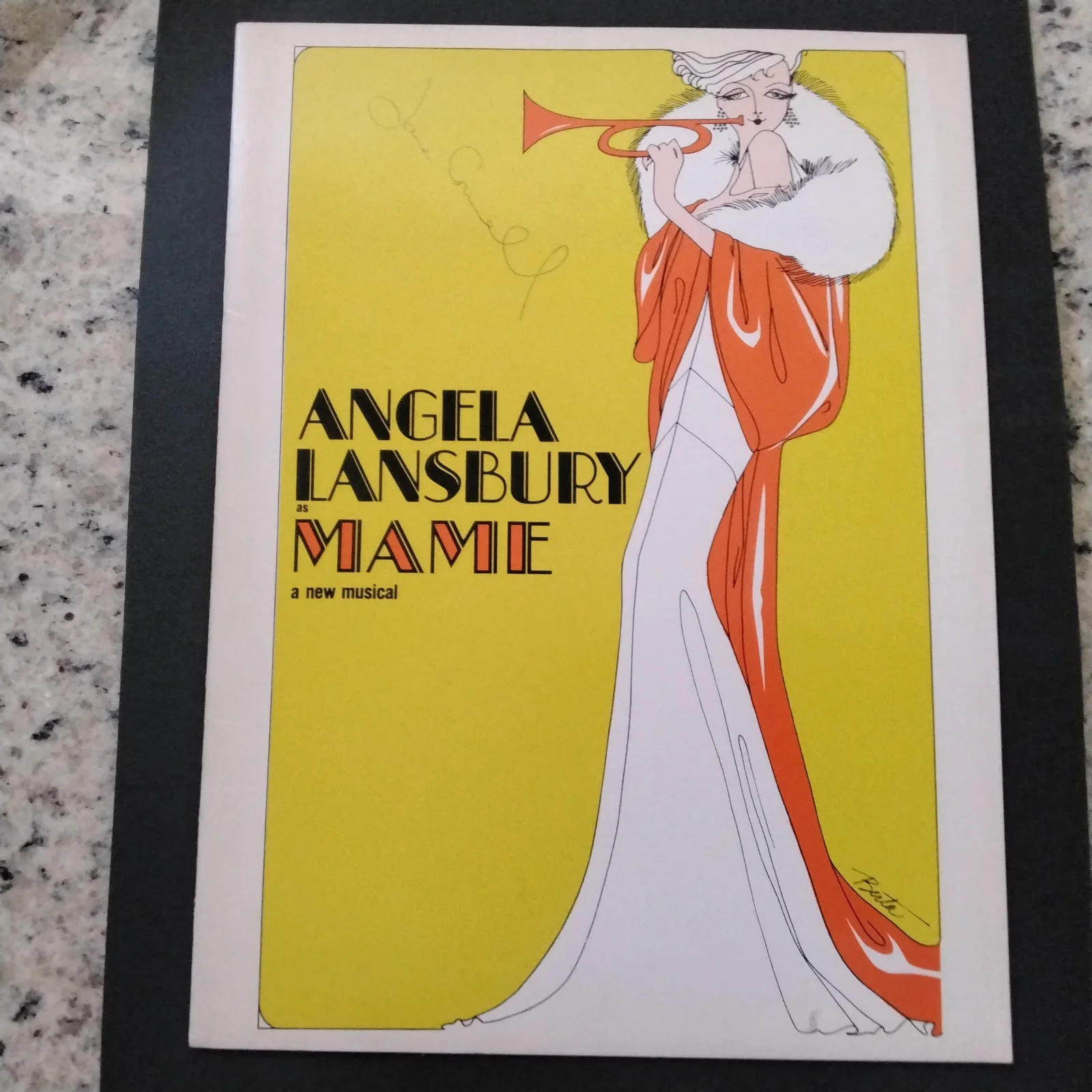 Angela Lansbury & Jane Connell SIGNED 1966 Mame Booklet Bea Arthur Jerry Herman, image 2