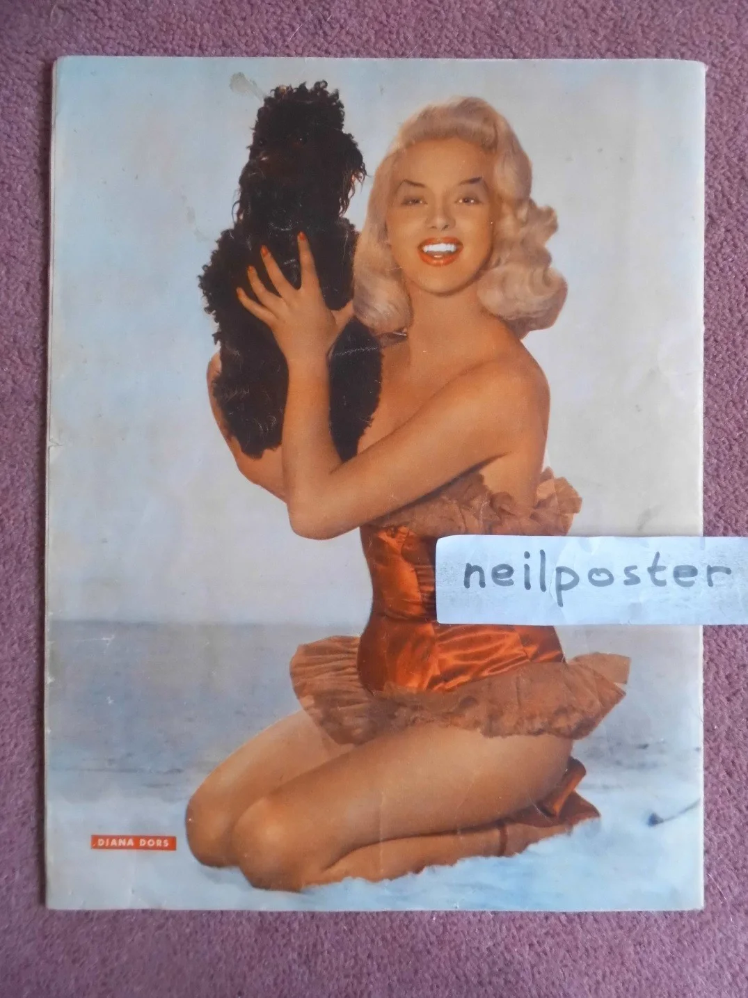 PARIS-HOLLYWOOD (1953) DIANA DORS with racy colour photos, изображение 2