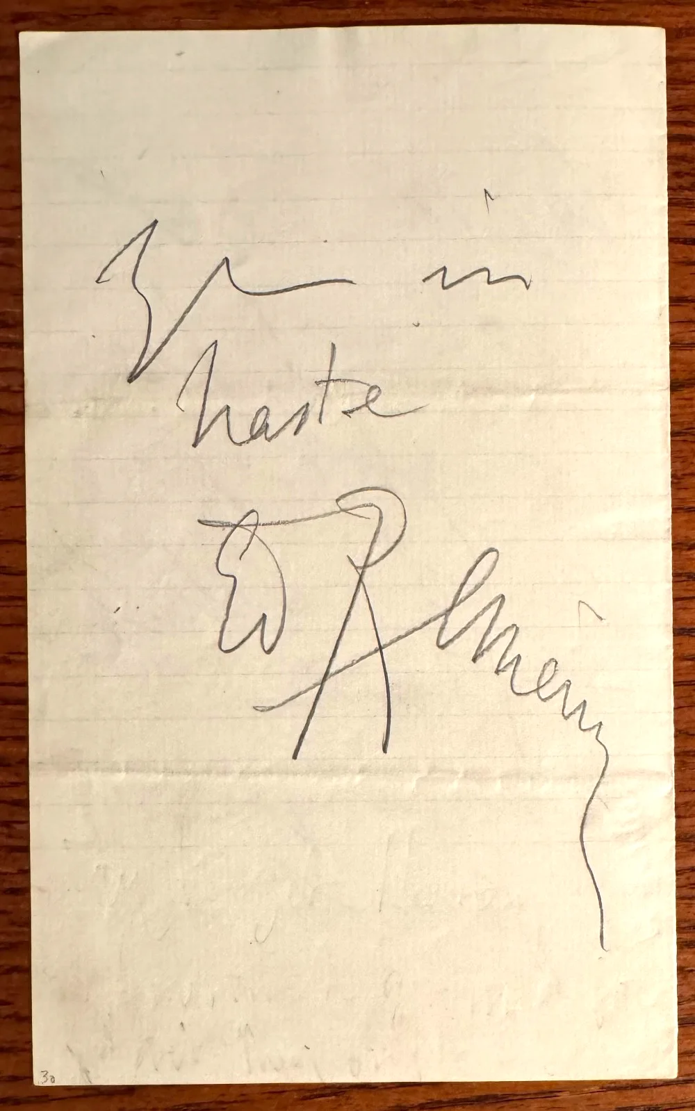 EDE REMENYI autograph letter RITTER San Francisco violinist discovered Brahms, image 4