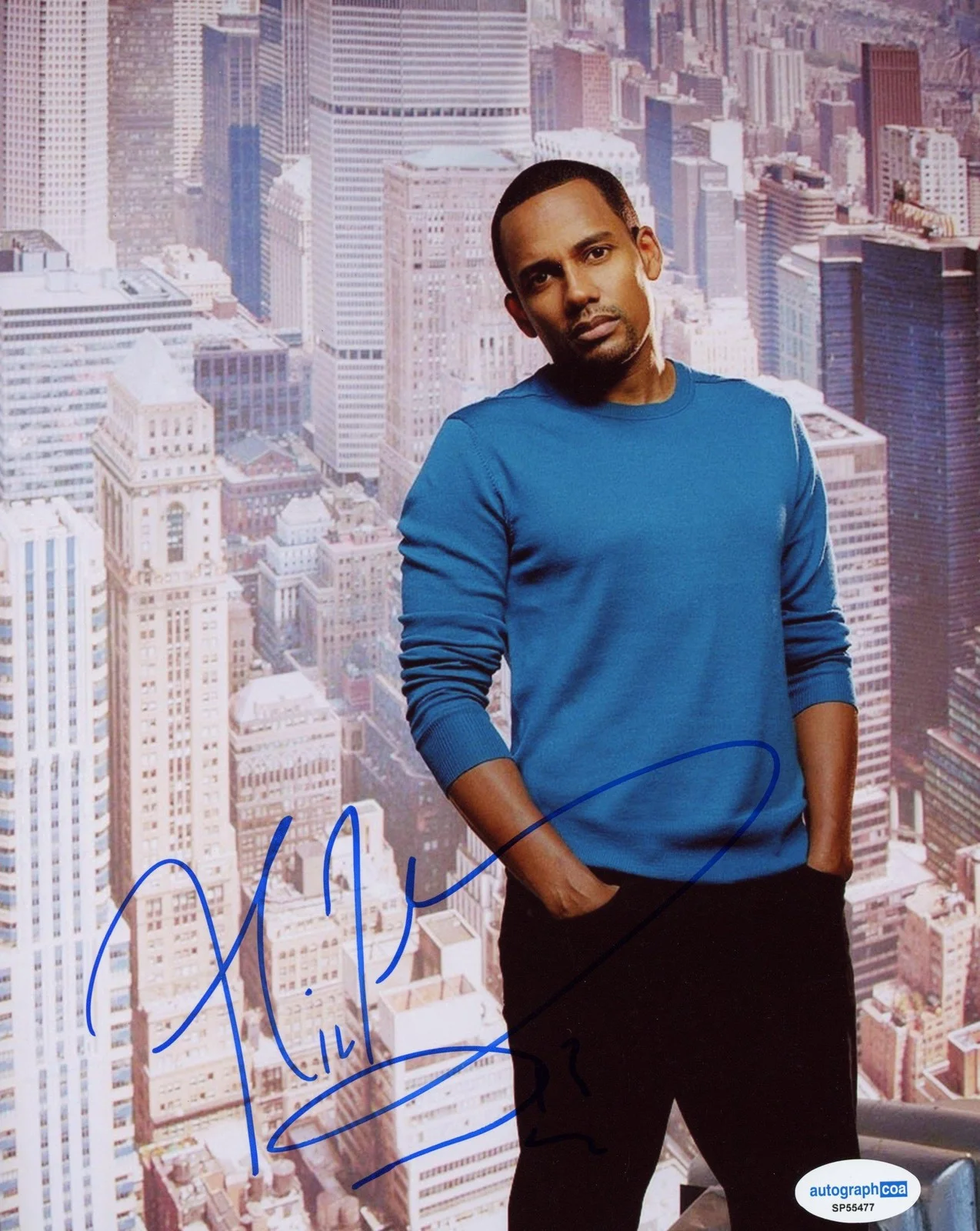 Hill Harper — Hill Harper "CSI: NY" Autograph SIGNED 'Sheldon Hawkes' 8x10 Photo ACOA, image 2