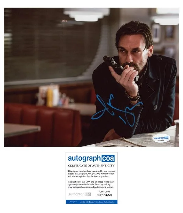 Jon Hamm — Jon Hamm "Baby Driver" AUTOGRAPH Signed Autographed 'Buddy' 8x10 Photo ACOA