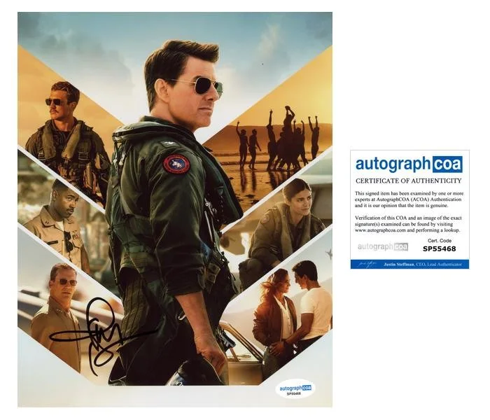 Jon Hamm — Jon Hamm "Top Gun: Maverick" AUTOGRAPH Signed 'Cyclone' 8x10 Photo ACOA