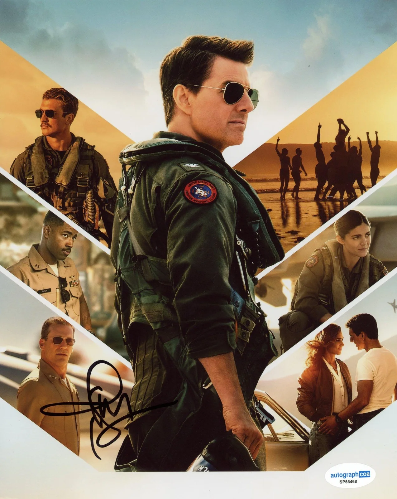 Jon Hamm — Jon Hamm "Top Gun: Maverick" AUTOGRAPH Signed 'Cyclone' 8x10 Photo ACOA, image 2