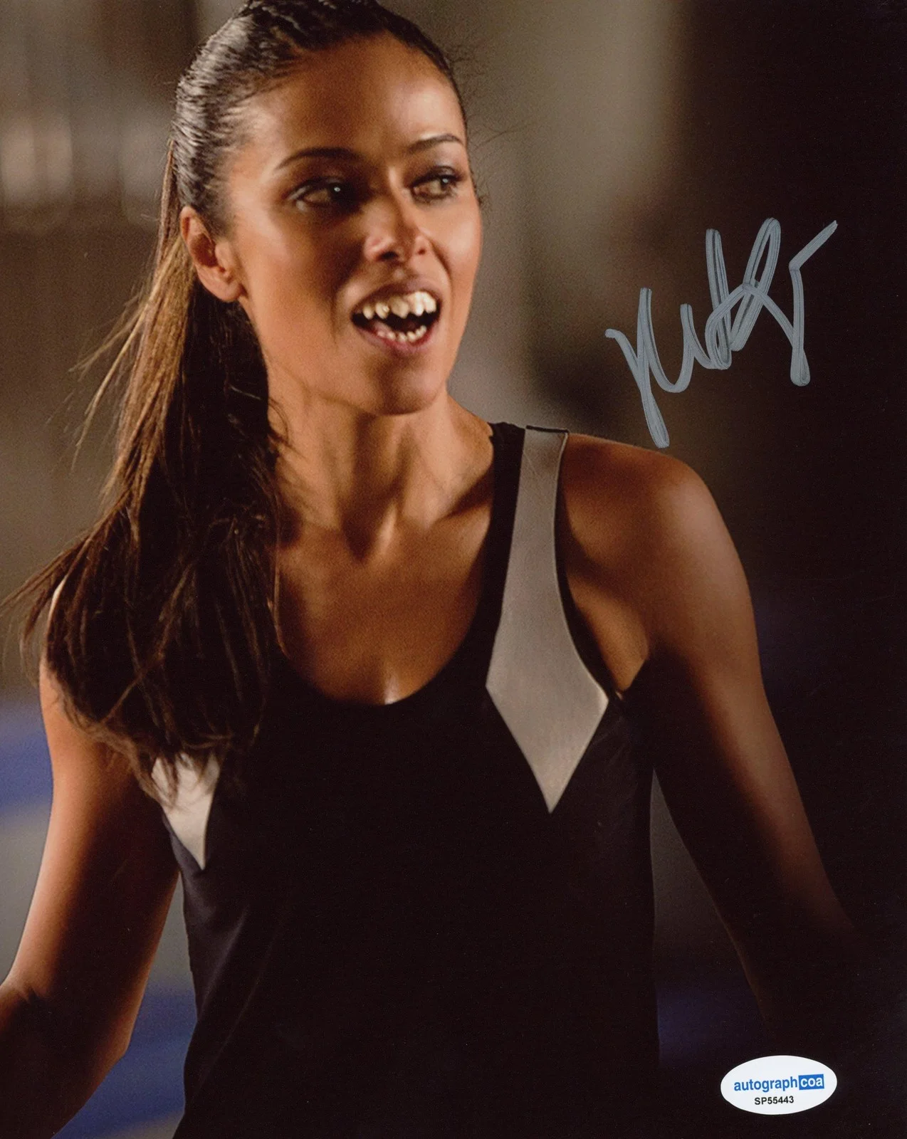 Meta Golding — Meta Golding "The Hunger Games: Catching Fire" SIGNED 'Enobaria' 8x10 Photo ACOA, изображение 2