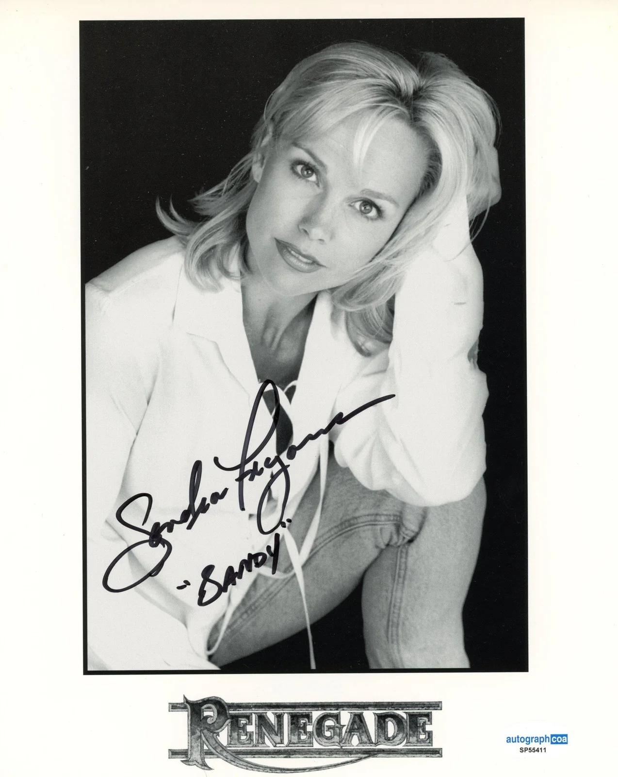Sandra Ferguson — Sandra Ferguson "Renegade" AUTOGRAPH Signed 'Sandy' 8x10 Photo ACOA, image 2
