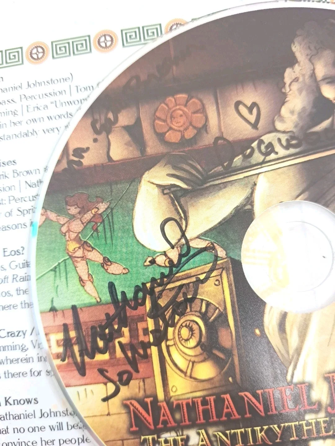 RARE Signed Album-The Antikythera Mechanism-Nathaniel Johnstone, image 5