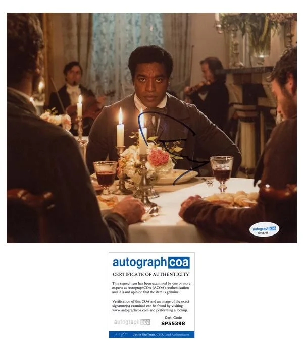 Chiwetel Ejiofor — Chiwetel Ejiofor "12 Years a Slave" AUTOGRAPH Signed 'Solomon' 8x10 Photo B ACOA
