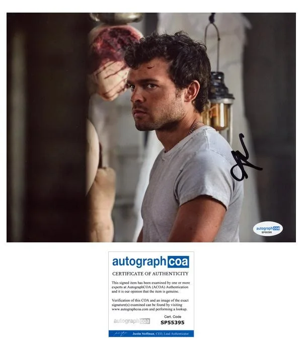 Alden Ehrenreich — Alden Ehrenreich "Brave New World" AUTOGRAPH Signed 'John the Savage' 8x10 Photo