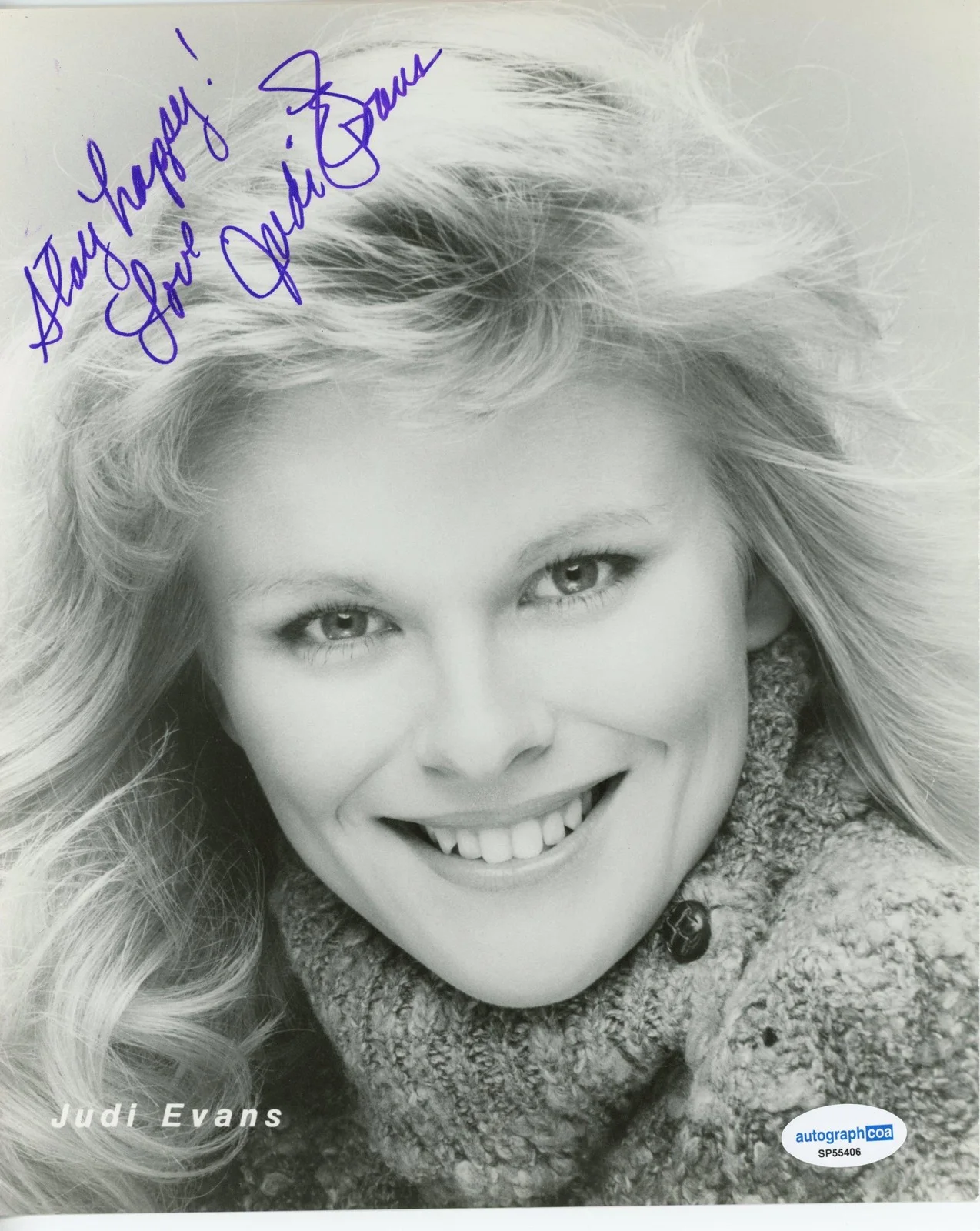 Judi Evans — Judi Evans "Days of Our Lives" AUTOGRAPH Signed Autographed 8x10 Photo ACOA, изображение 2