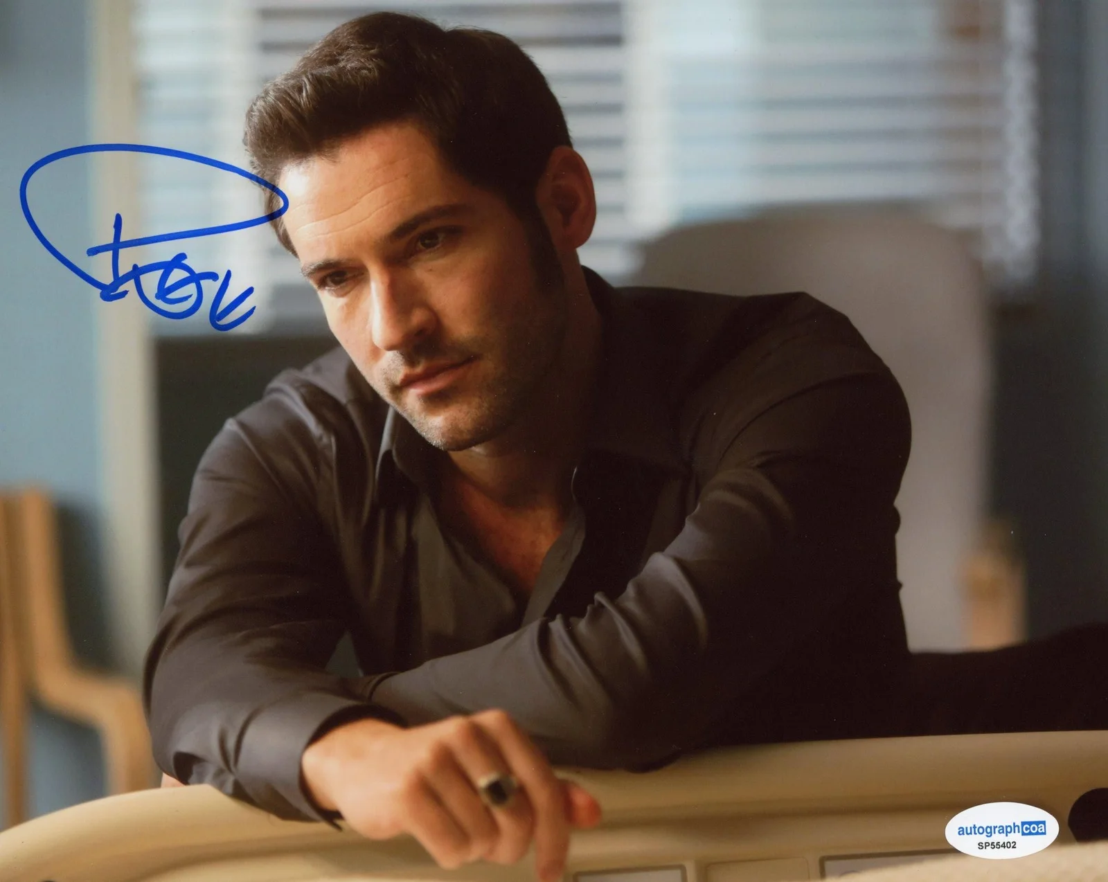 Tom Ellis — Tom Ellis "Lucifer" AUTOGRAPH Signed 'Lucifer Morningstar' 8x10 Photo J ACOA