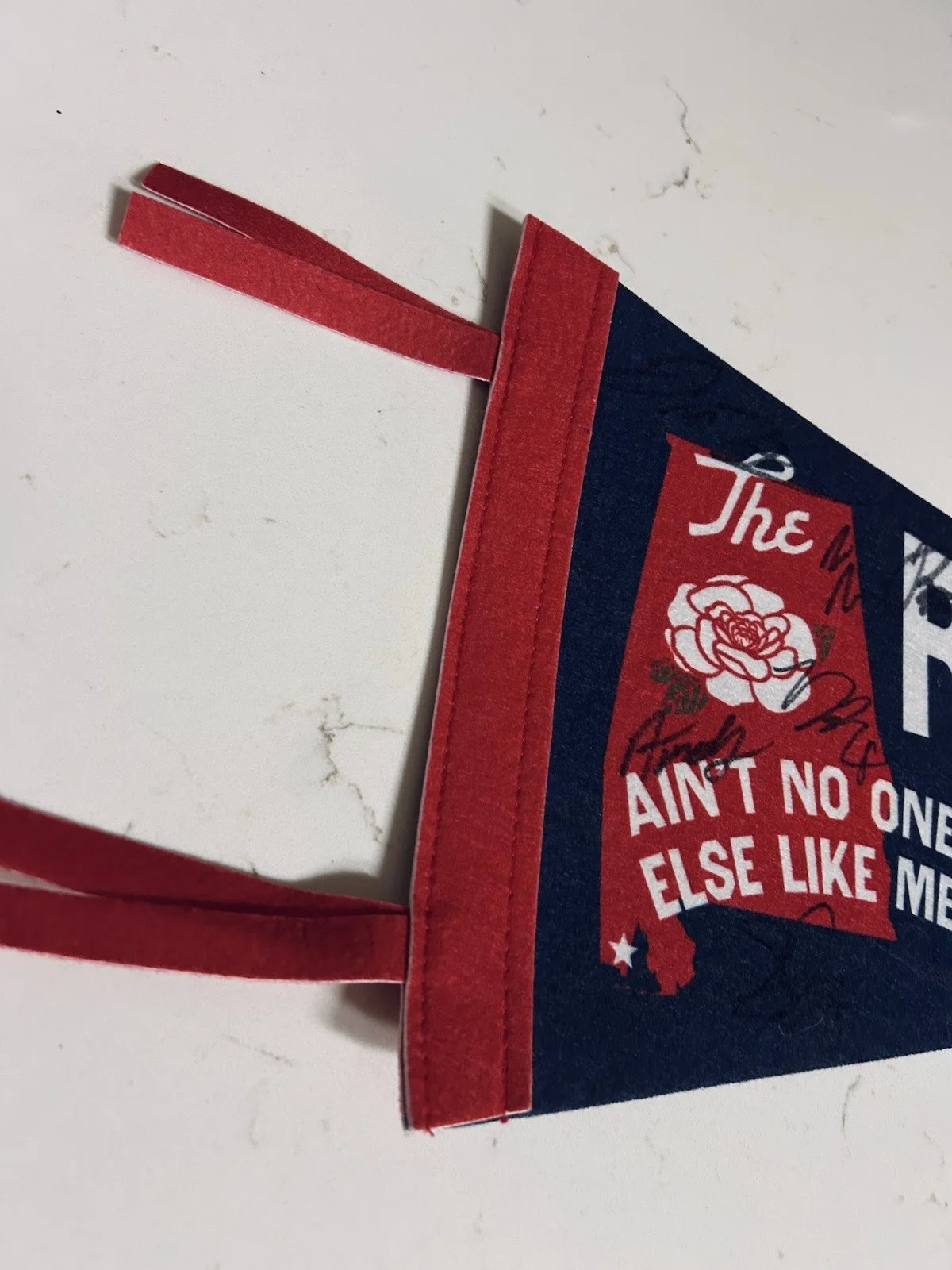 Red Clay Strays Signed Pennant VIP Pass Ain’t No Man Tour 2025, image 5