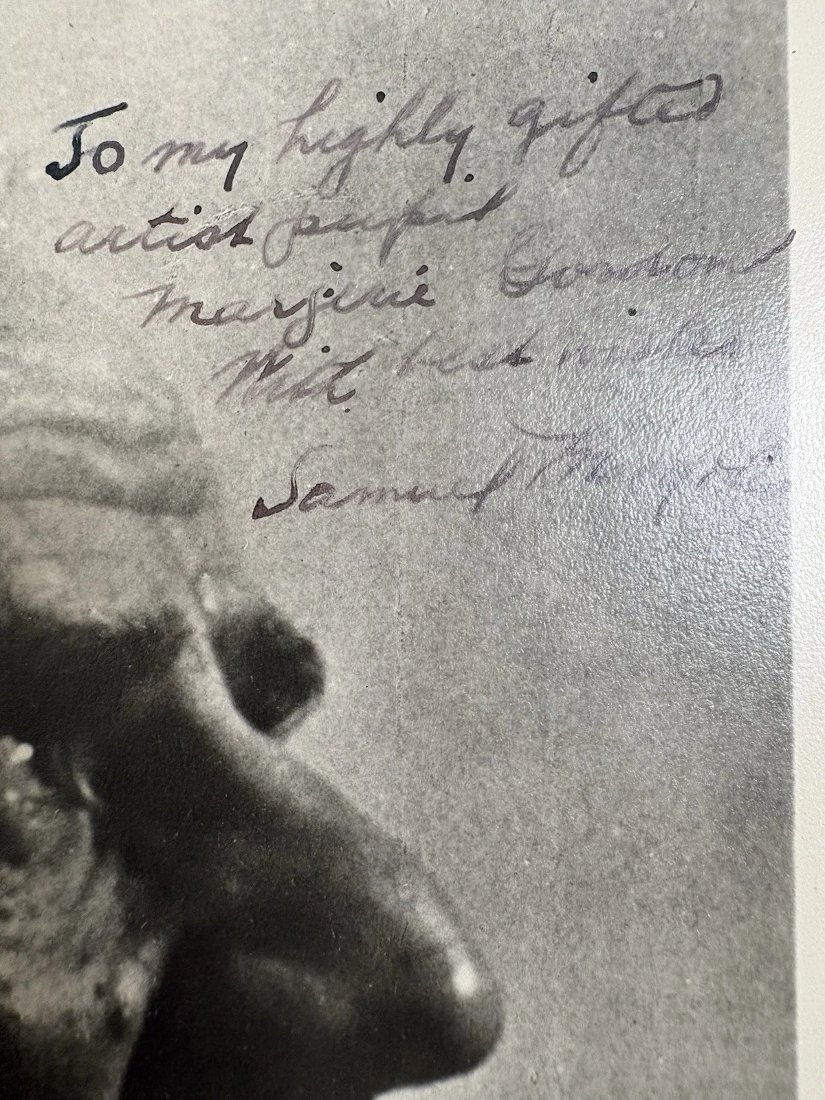 Autographed Samuel Margolis 8x10 Black and White Signed Photo Mate Finish, изображение 2