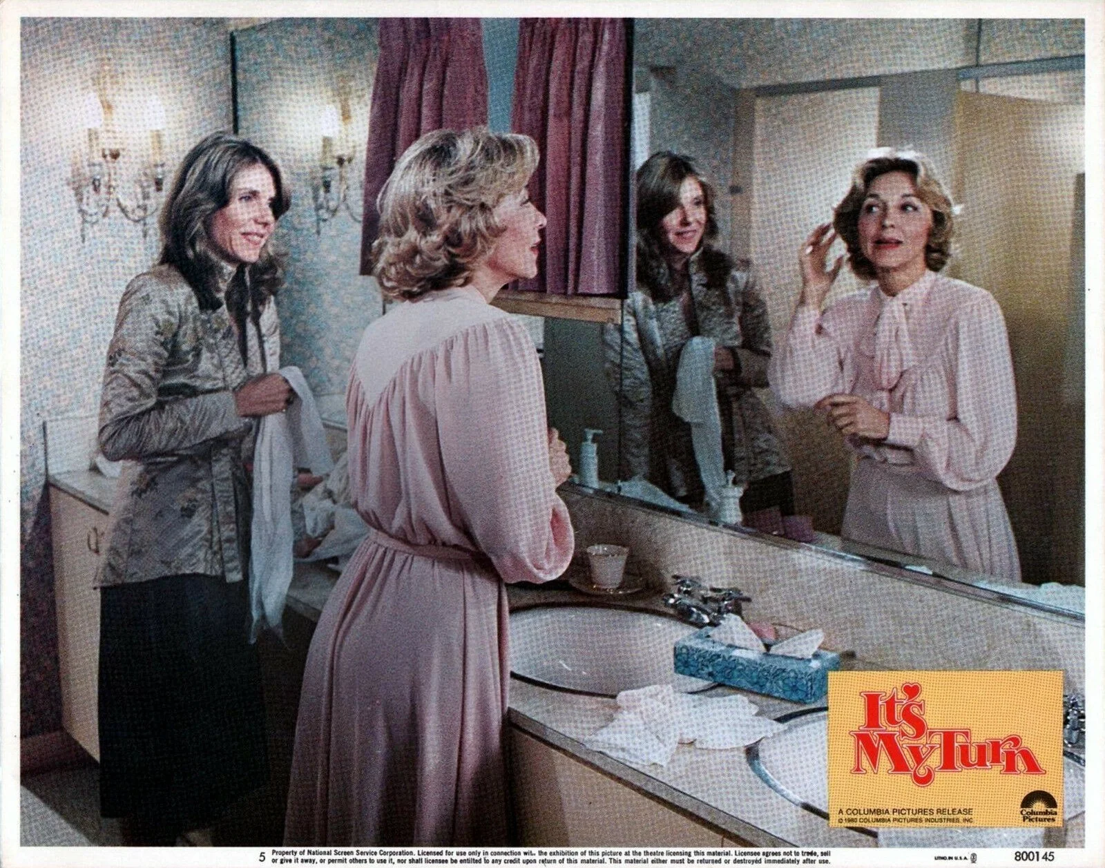 IT’S MY TURN 1980 Jill Clayburgh, Michael Douglas 3 LOBBY CARDS, изображение 2