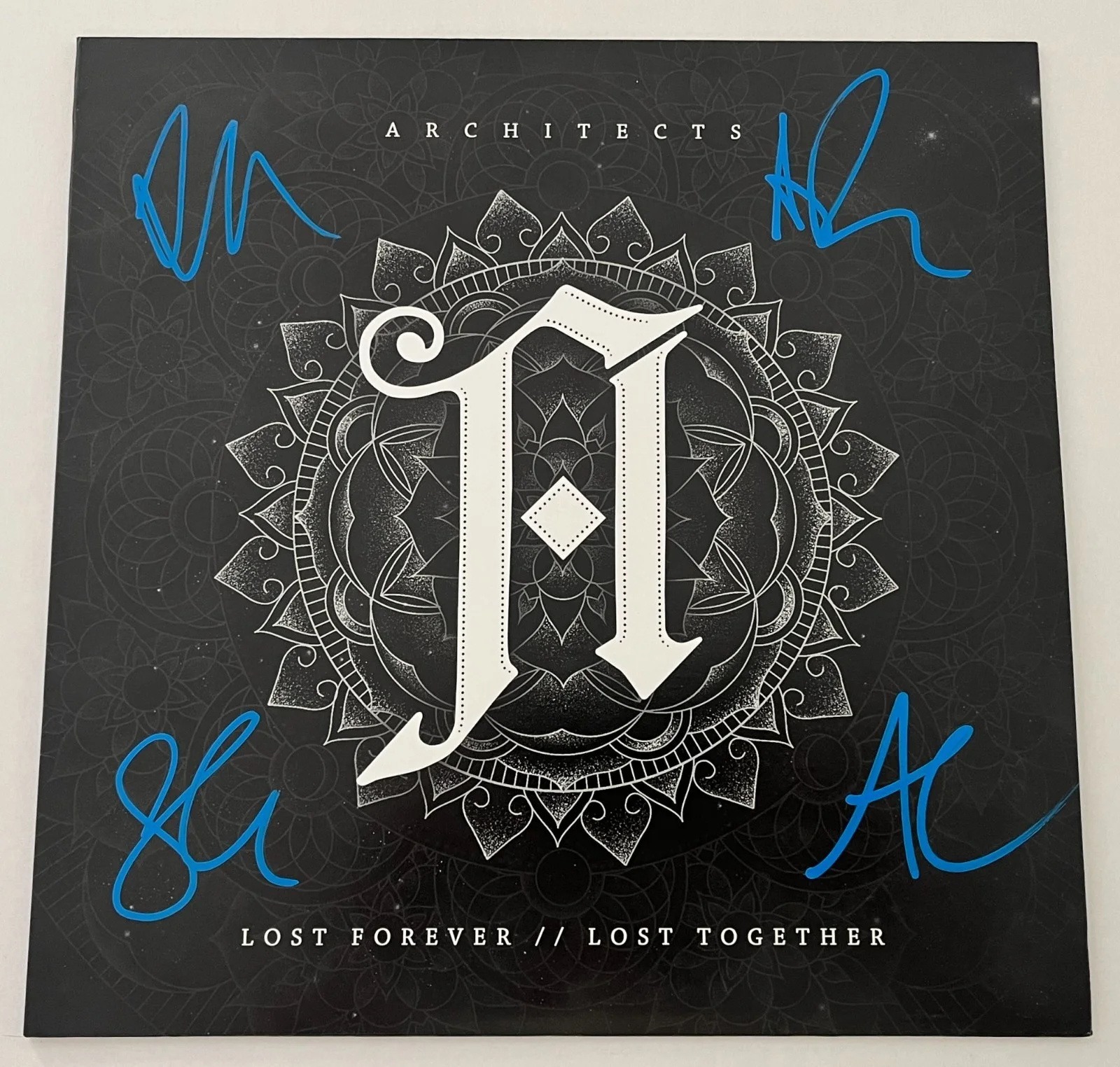 ARCHITECTS BAND SIGNED AUTOGRAPH LOST FOREVER LOST TOGETHER VINYL w/EXACT PROOF, image 2