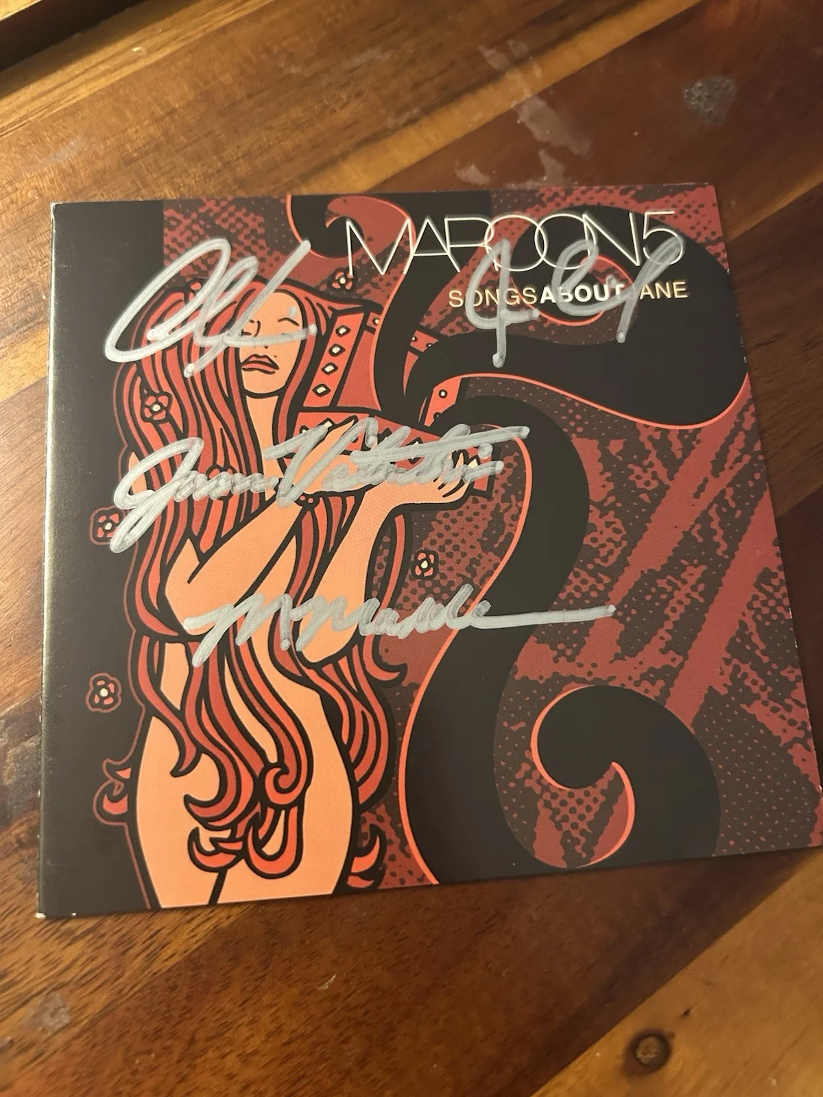 Maroon 5 Signed Songs About Jane Cd Booklet Autographed Adam Levine, изображение 2