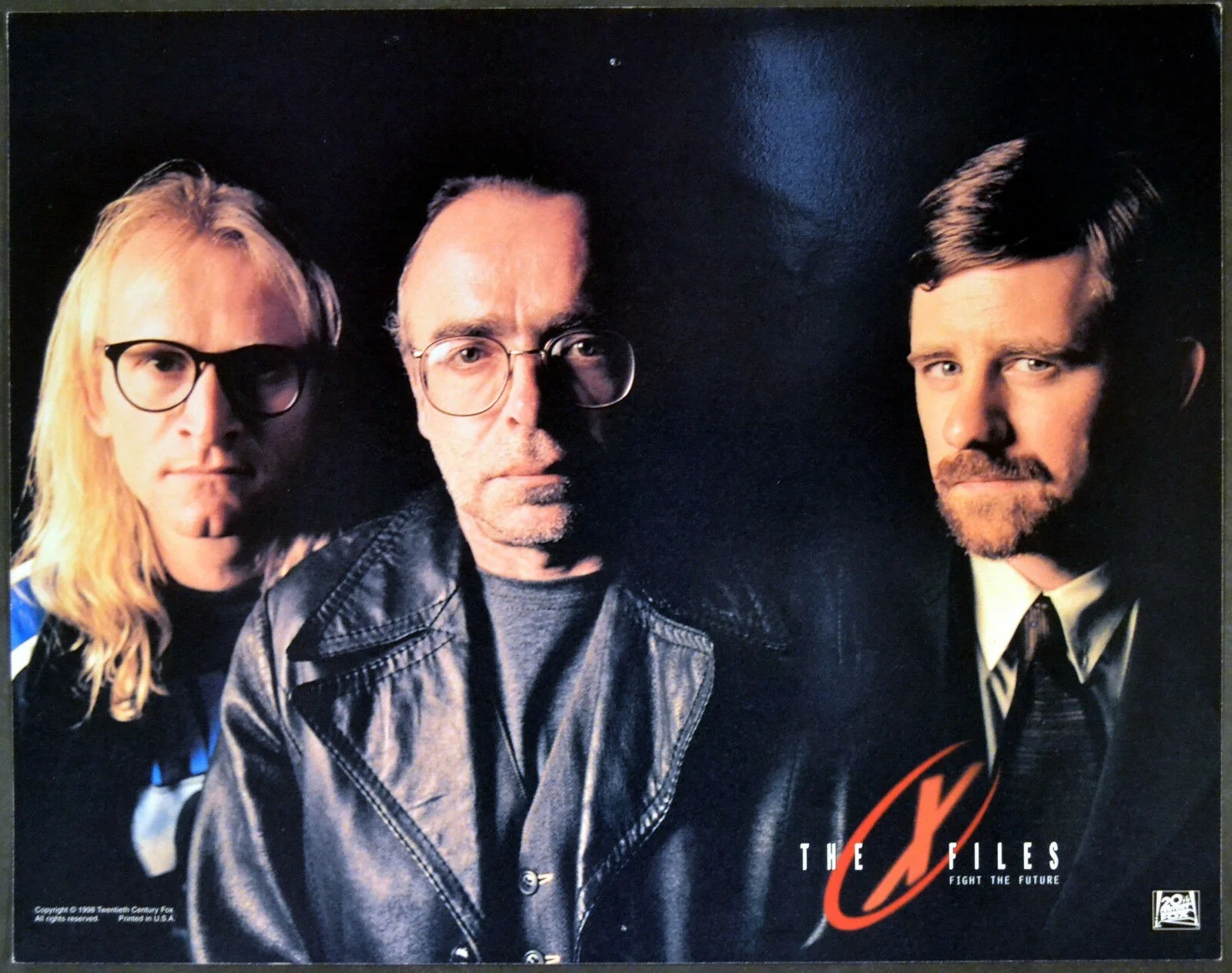 X FILES 1998 David Duchovny, Martin Landau, John Neville 5 LOBBY CARDS, изображение 5