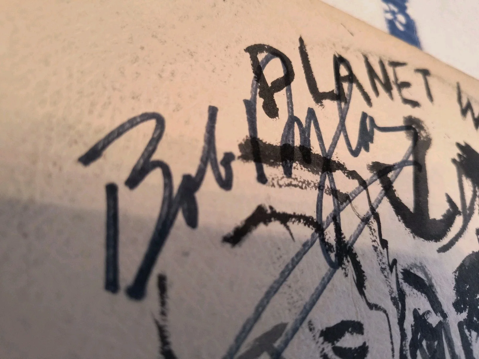 BOB DYLAN Autograph Signed "Planet Wave's" Album STUNNING!, image 3