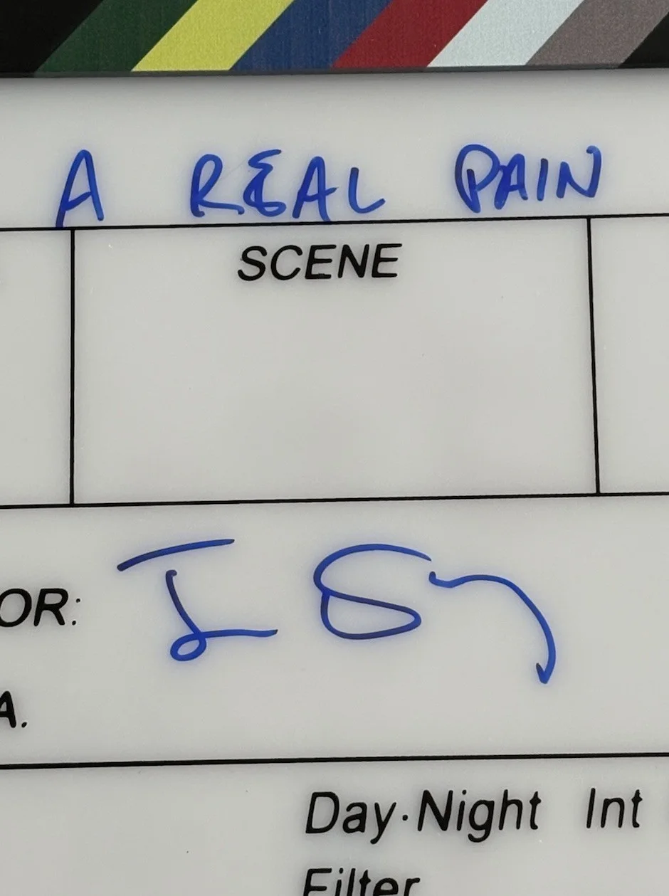 Jesse Eisenberg — Jesse Eisenberg Signed Autographed Directors Clapper A Real Pain Director JSACOA, изображение 3