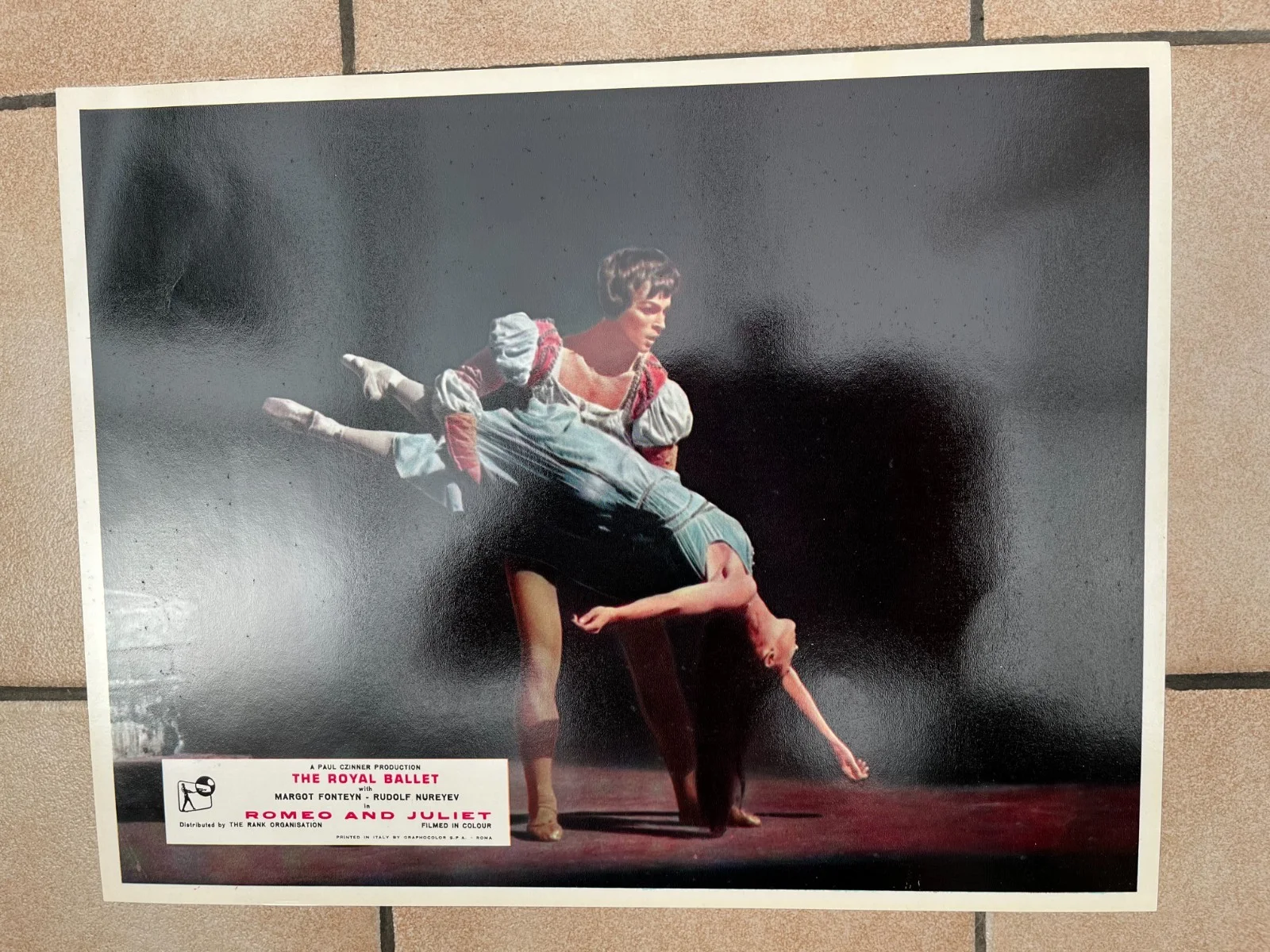 MARGOT FONTEYN RUDOLF NUREYEV 'Romeo & Juliet' Eight (8) Col Lobby Stills 1966, изображение 5