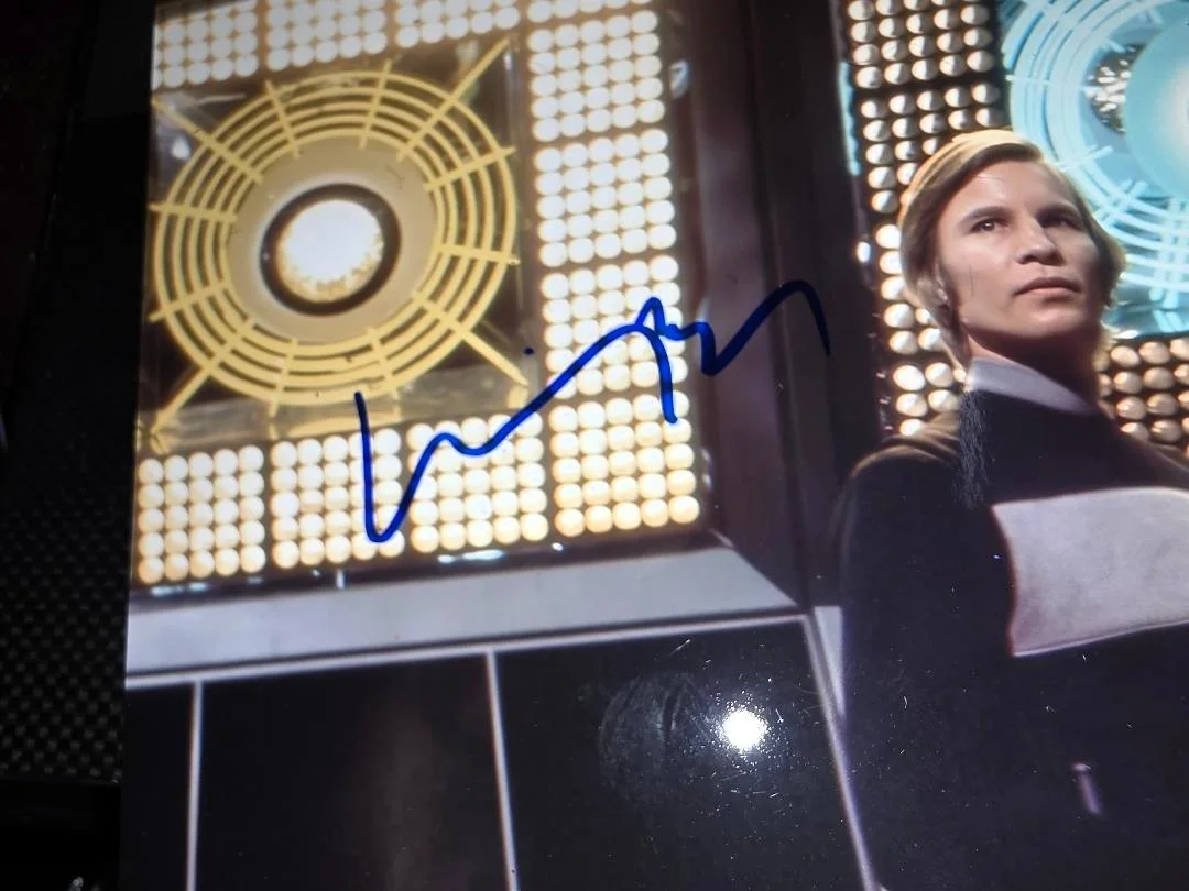 Jenny Agutter, Michael York, Peter Ustinov — LOGAN'S RUN cast signed JENNY AGUTTER, Michael York 8x10 with UACC CO A, image 3