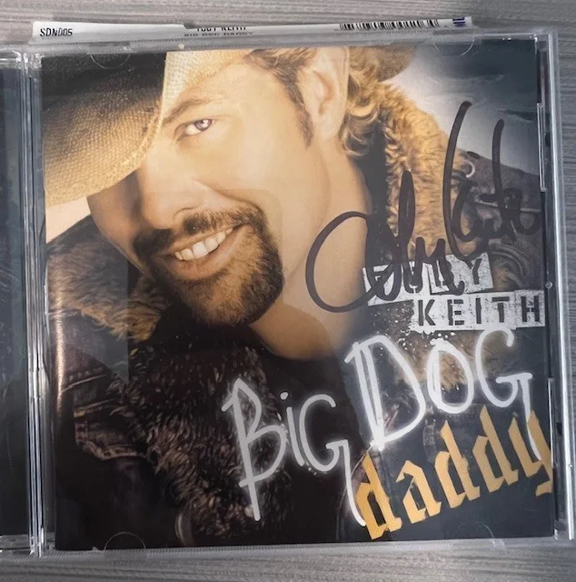 Toby Keith Autographed "Big Dog Daddy" CD Booklet Signed, image 3
