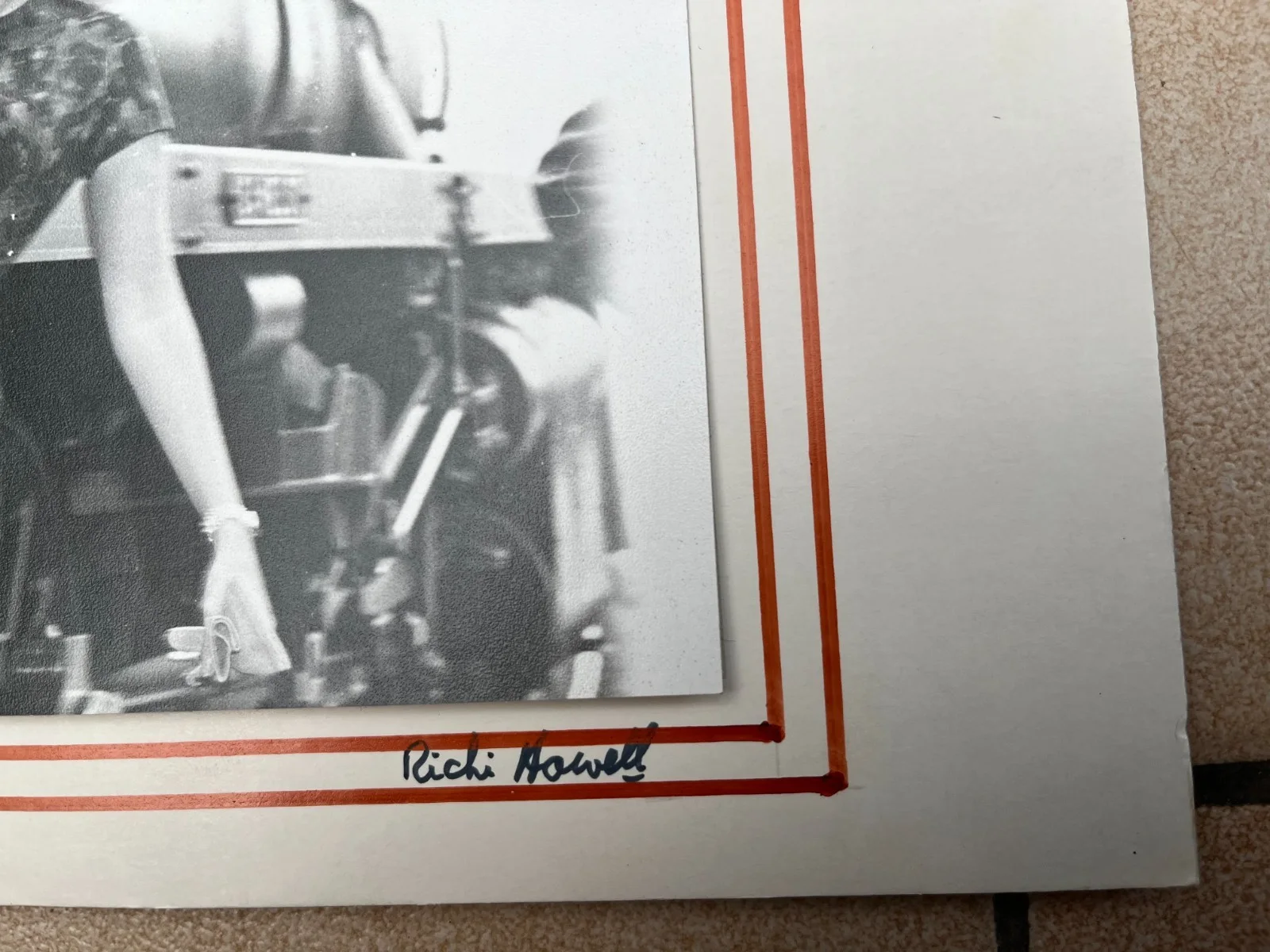 JAYNE MANSFIELD British Rail Candid Signed Photograph by Richie Howell 1960s, image 2