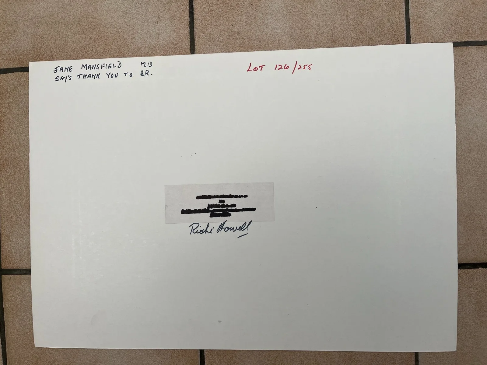 JAYNE MANSFIELD British Rail Candid Signed Photograph by Richie Howell 1960s, image 3