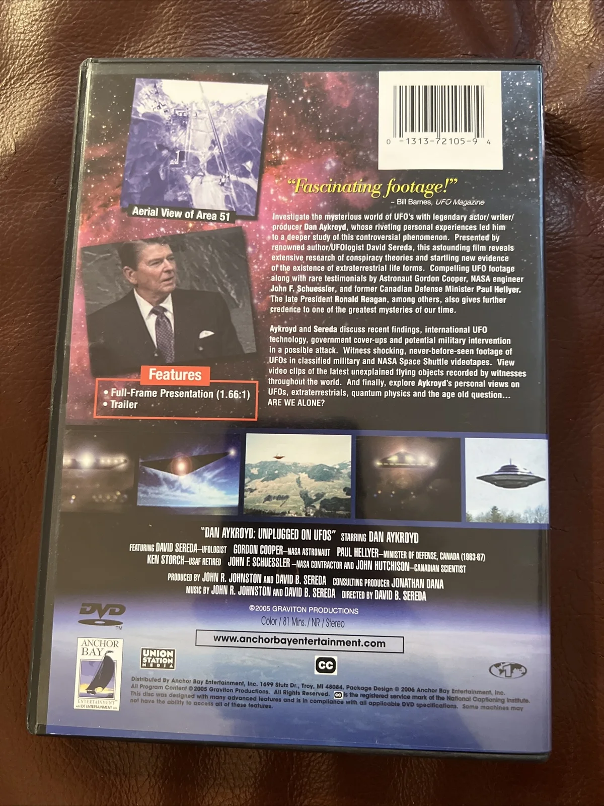 SIGNED Dan Aykroyd: Unplugged on UFOs (DVD, 2006), image 2