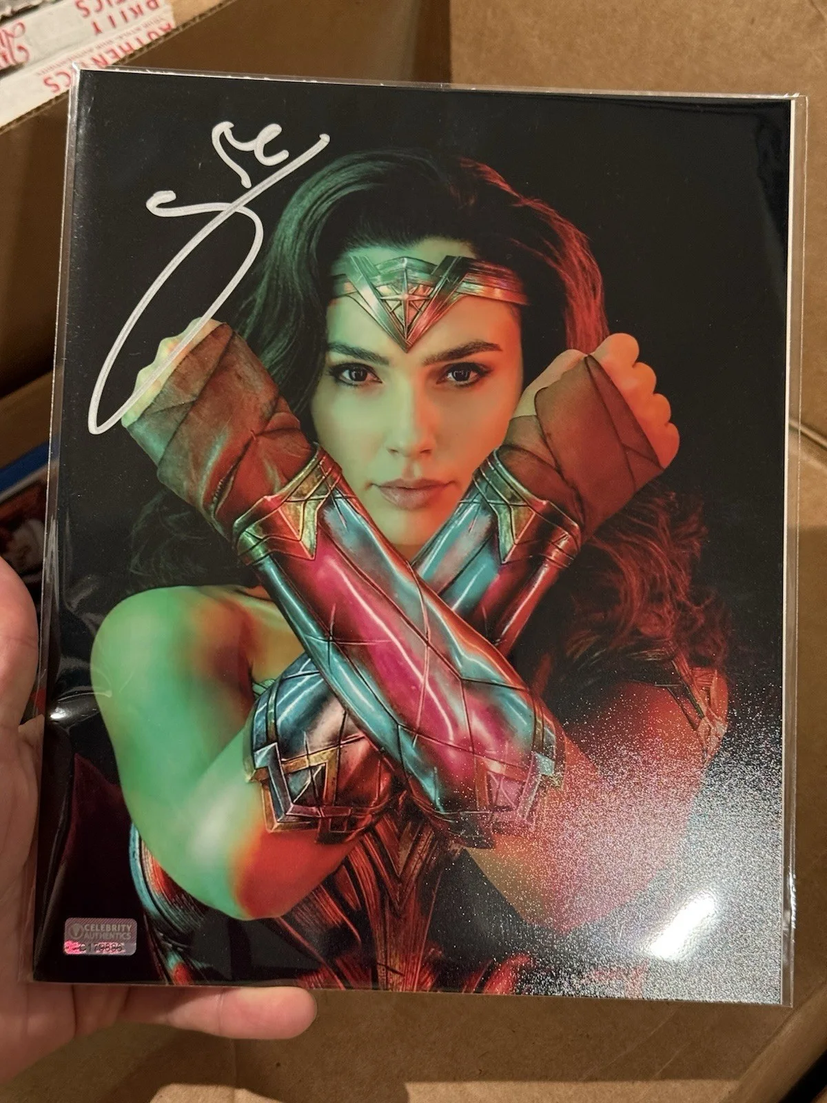 Gal Gadot — Gal Gadot Autograph 2020 Wonder Woman 84 Warrior 8x10 Photo Celebrity Authentics, изображение 3