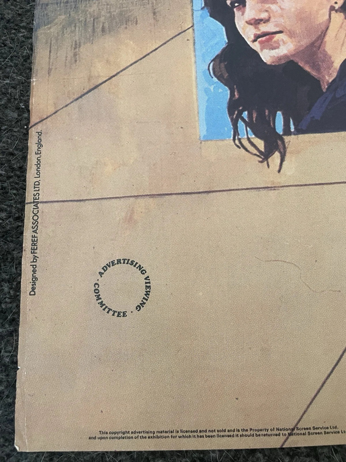 BAD BOYS ORIGINAL UK QUAD FILM POSTER 1983 SEAN PENN, изображение 3