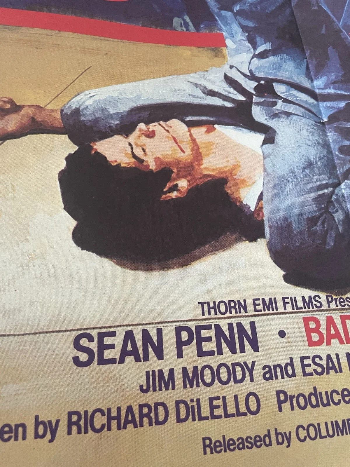 BAD BOYS ORIGINAL UK QUAD FILM POSTER 1983 SEAN PENN, изображение 4