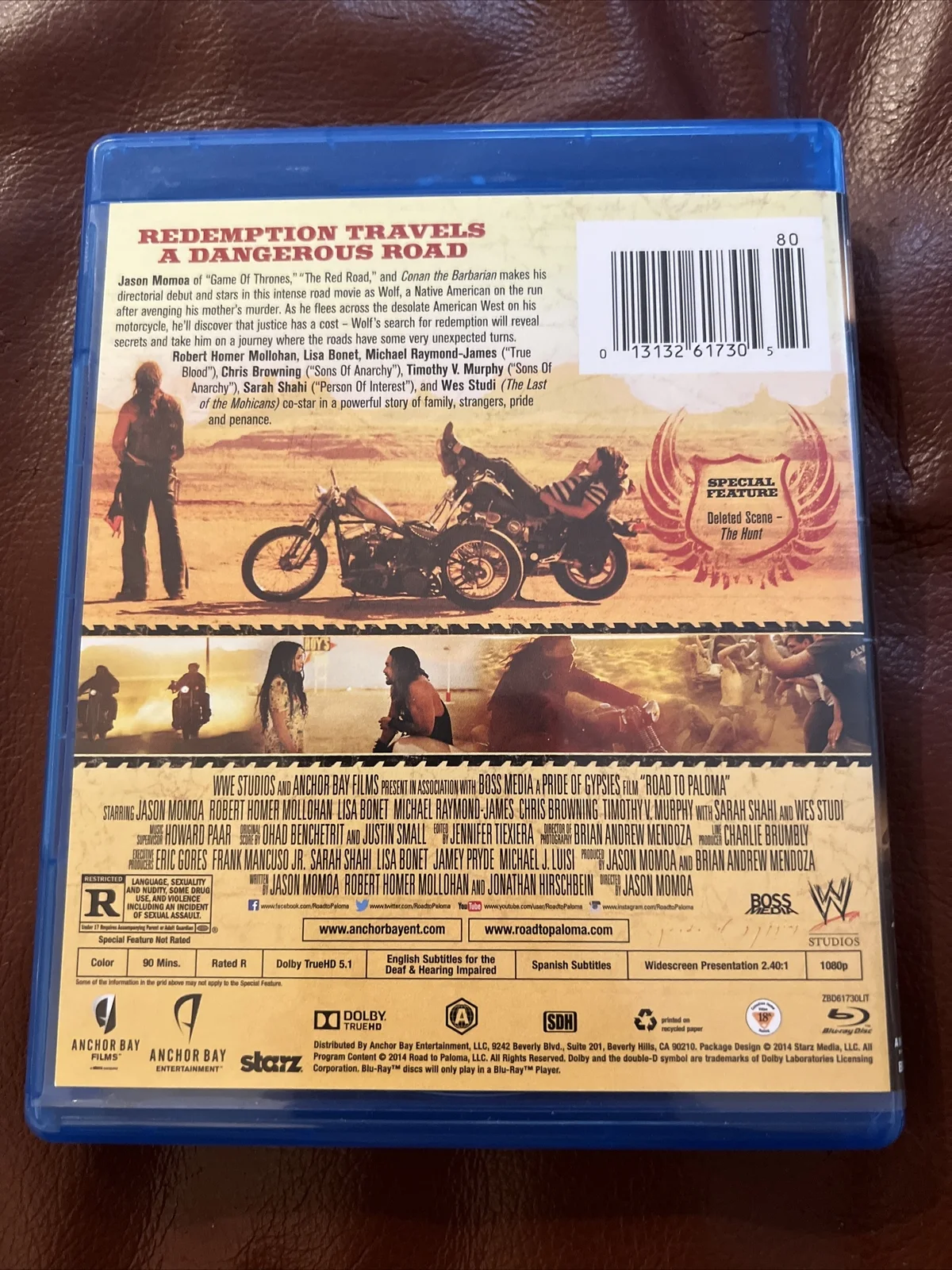 SIGNED Jason Momoa Road To Paloma Blu-Ray, image 2