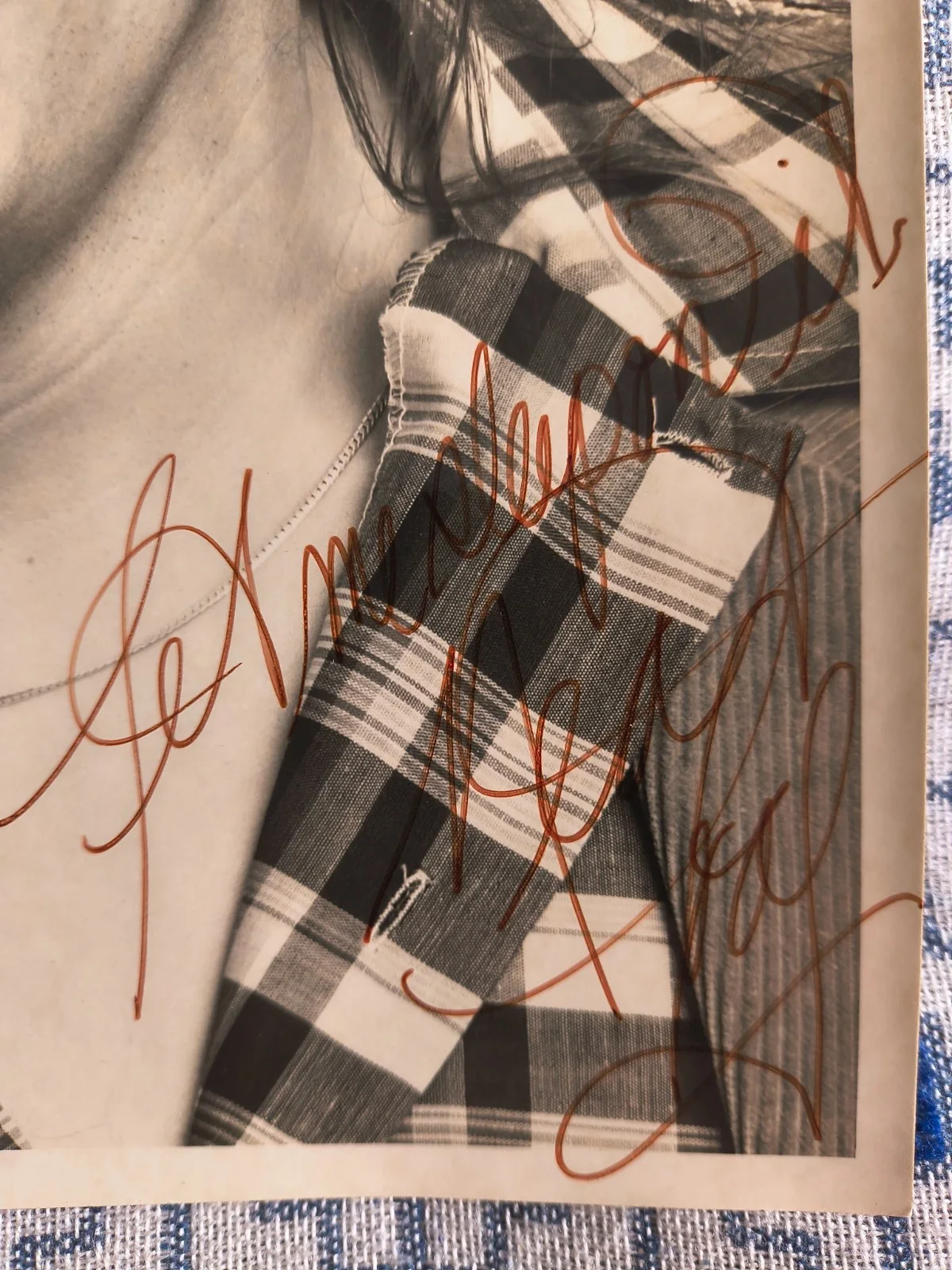 Meat Loaf Autographed Picture 1979 w) doc, image 2