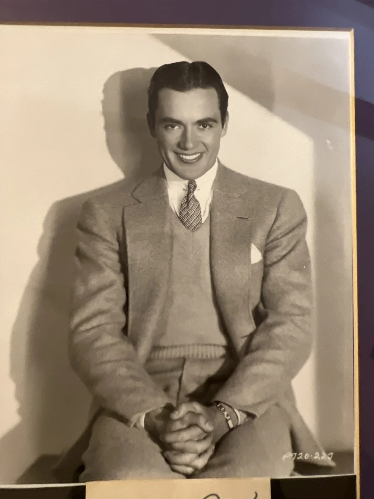 SIGNED Framed Buddy Rogers "America's Boy Friend" Clipping Silent Film Star, изображение 3