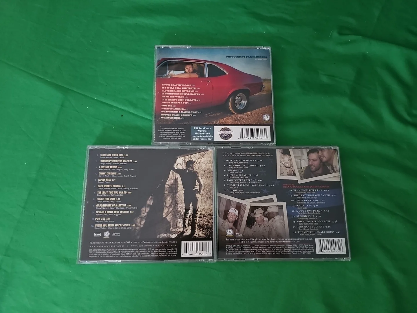 Darryl Worley — DARRYL WORLEY Signed Lot Of 3 Autographed CD Have You Forgotten I Miss My Friend, изображение 2