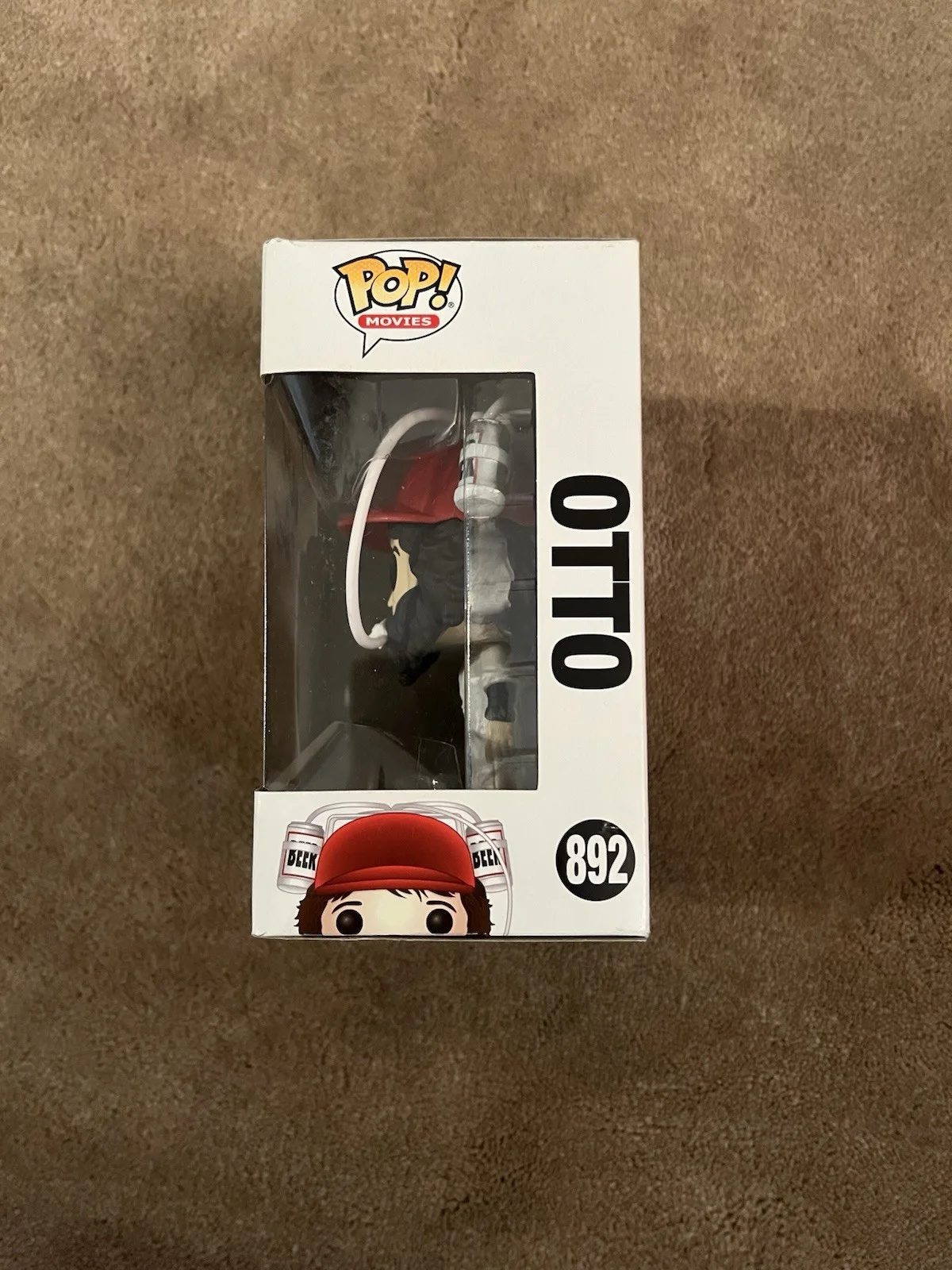 Allen Covert Autographed Otto Funko Pop Happy Gilmore, image 2
