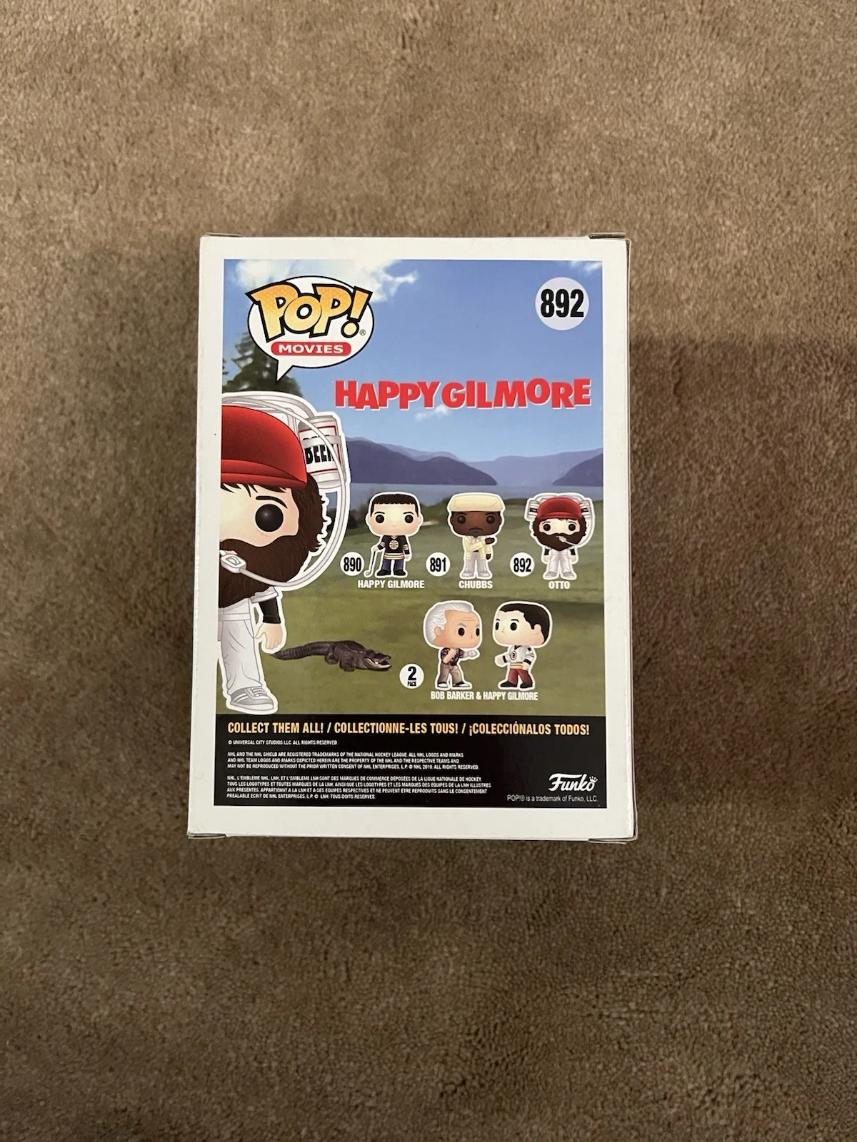 Allen Covert Autographed Otto Funko Pop Happy Gilmore, image 3