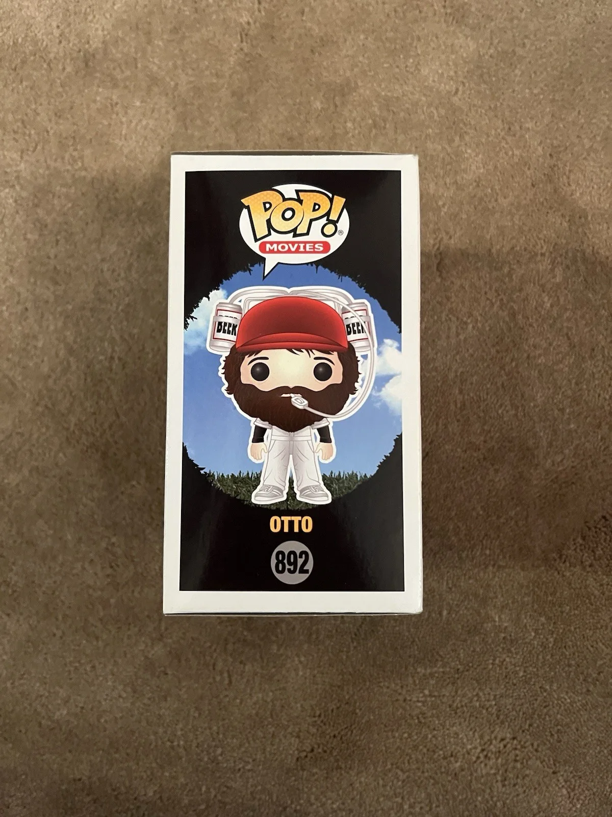 Allen Covert Autographed Otto Funko Pop Happy Gilmore, image 4
