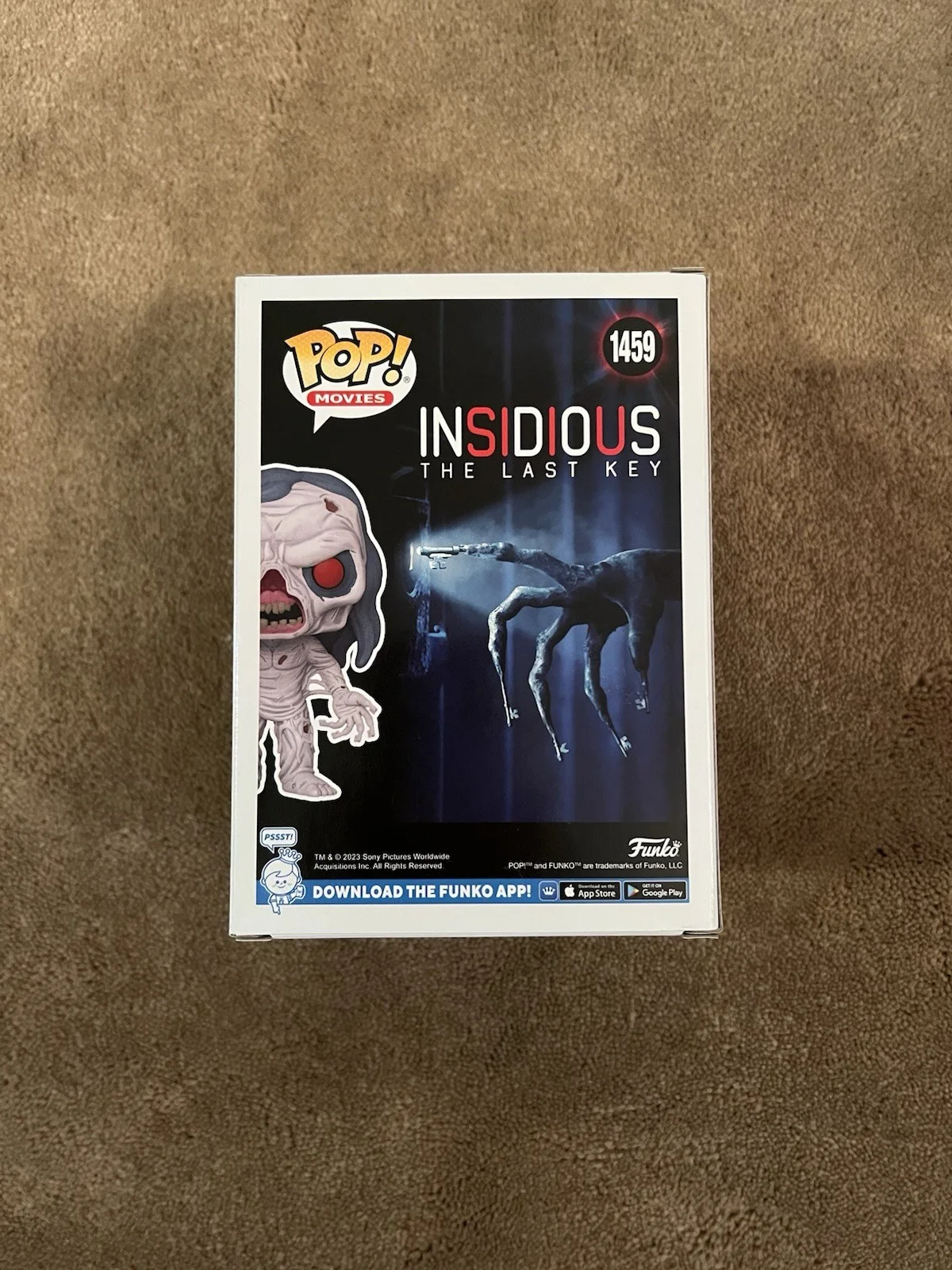 Patrick Wilson Autographed Key Demon Funko Pop Insidious The Last Key, image 3