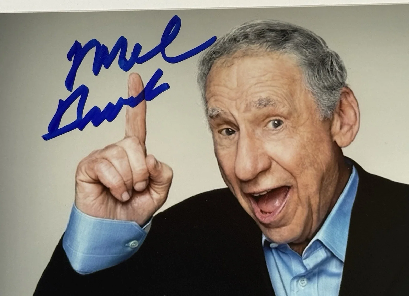 Mel Brooks — Mel Brooks signed Photo 8x10 comedian 100 years beckett coa, изображение 2