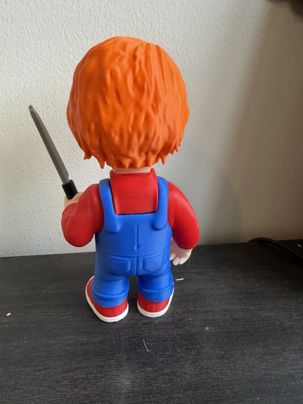 3d Printed Chucky Figurine Stands 15cm Tall Horror Movie Character Decor, изображение 3