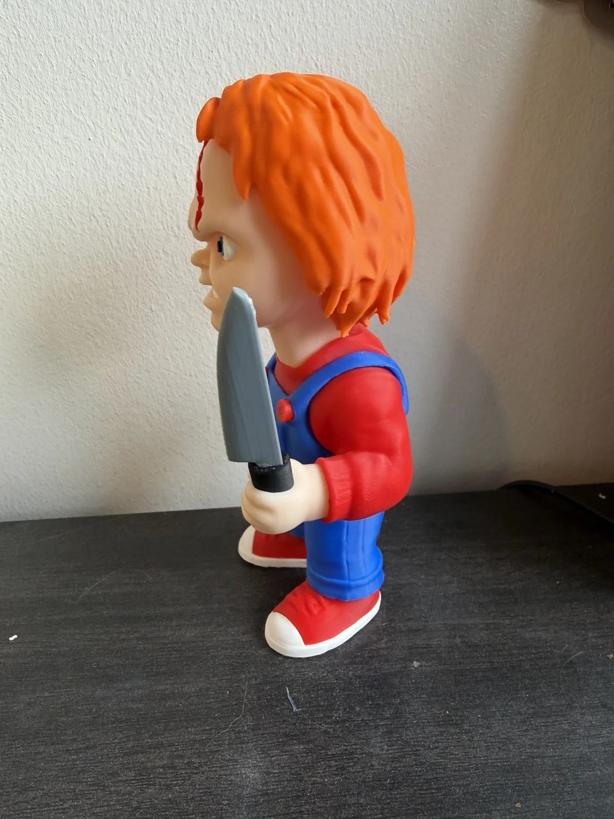 3d Printed Chucky Figurine Stands 15cm Tall Horror Movie Character Decor, изображение 4