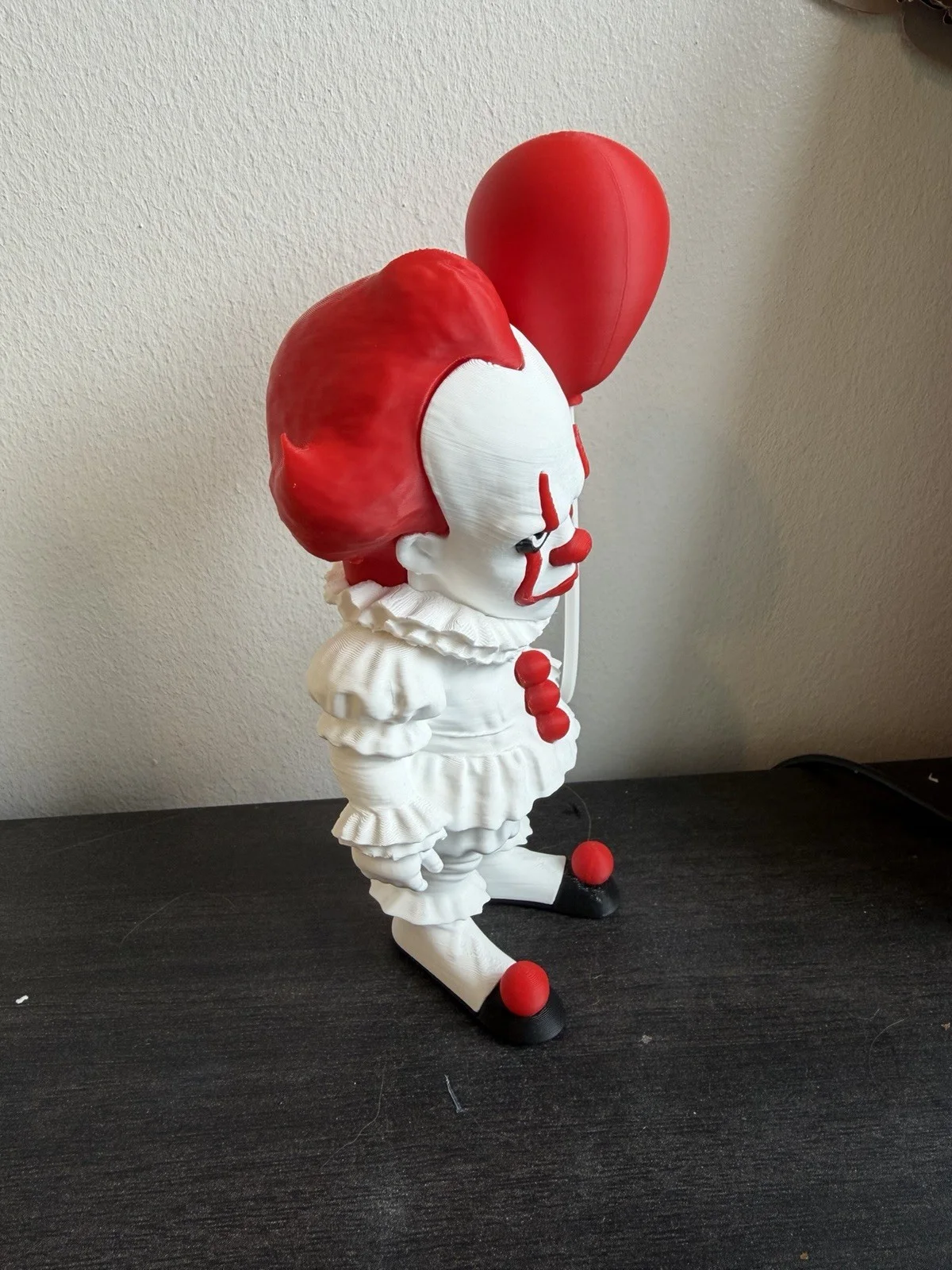 3d Printed Pennywise Figurine Stands 14cm Tall Horror Movie, изображение 2