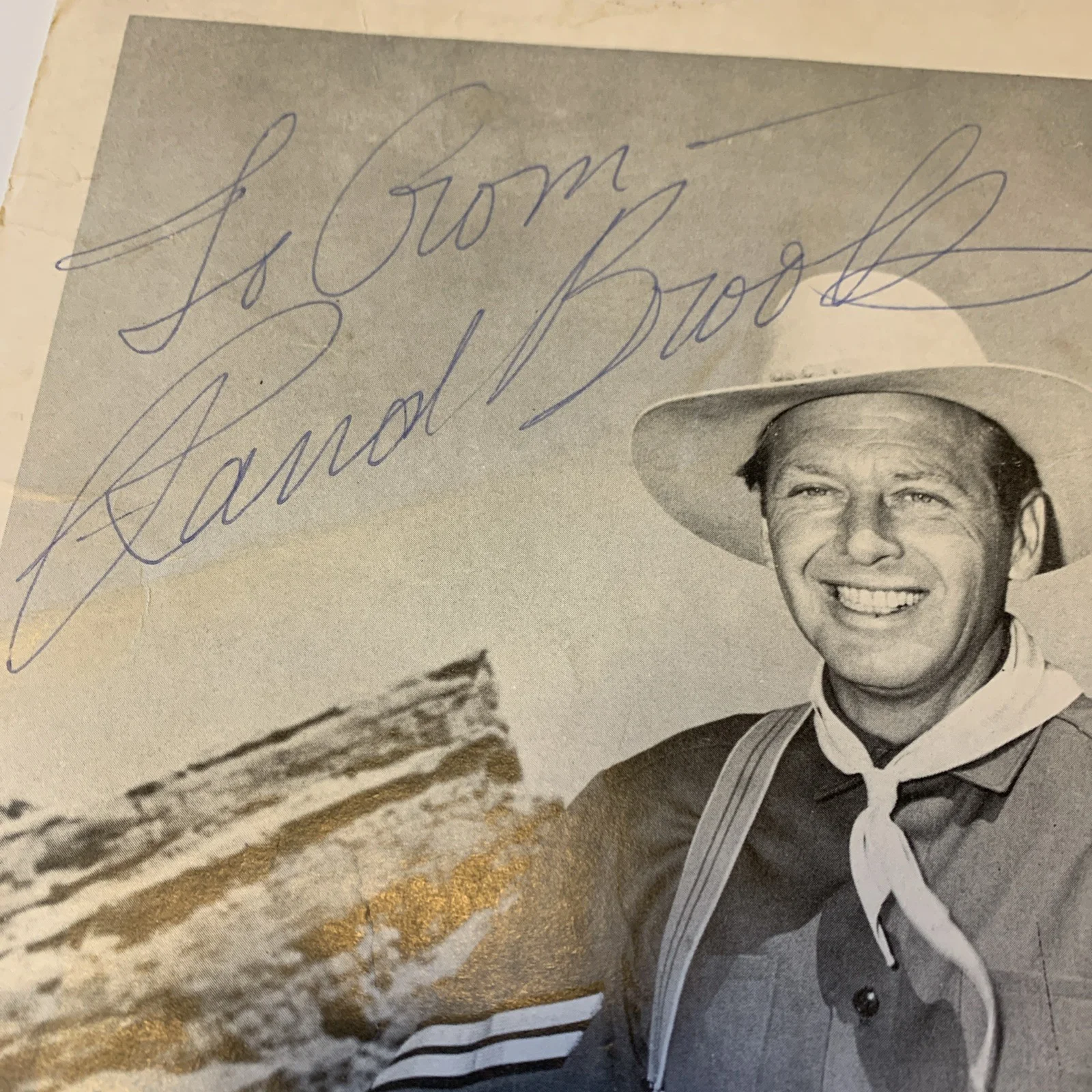 Signed Photo Of Rand Brooks, image 2